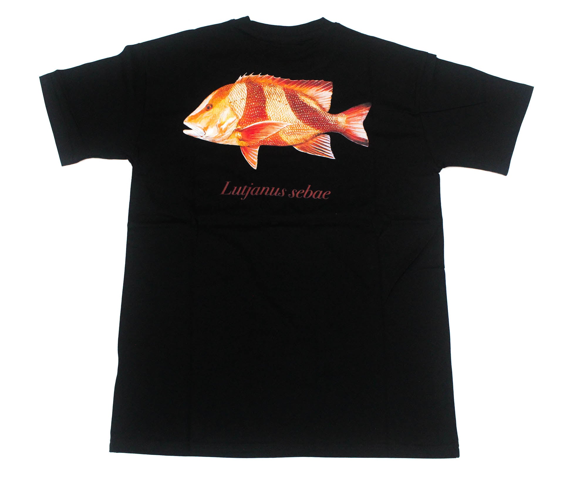 Reef Lagoon T-Shirt Red Emperor Size M Black (0917)