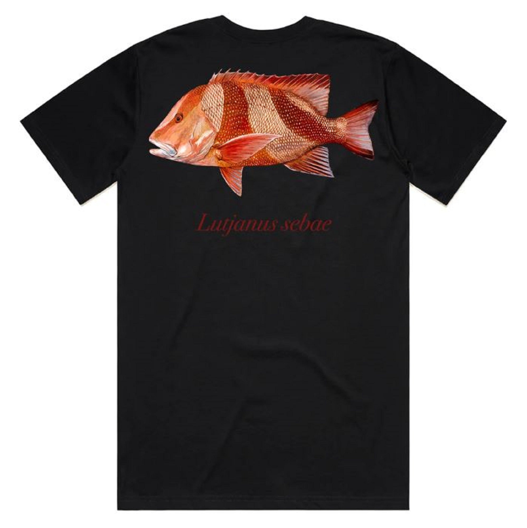 Reef Lagoon T-Shirt Red Emperor Size M Black (0917)