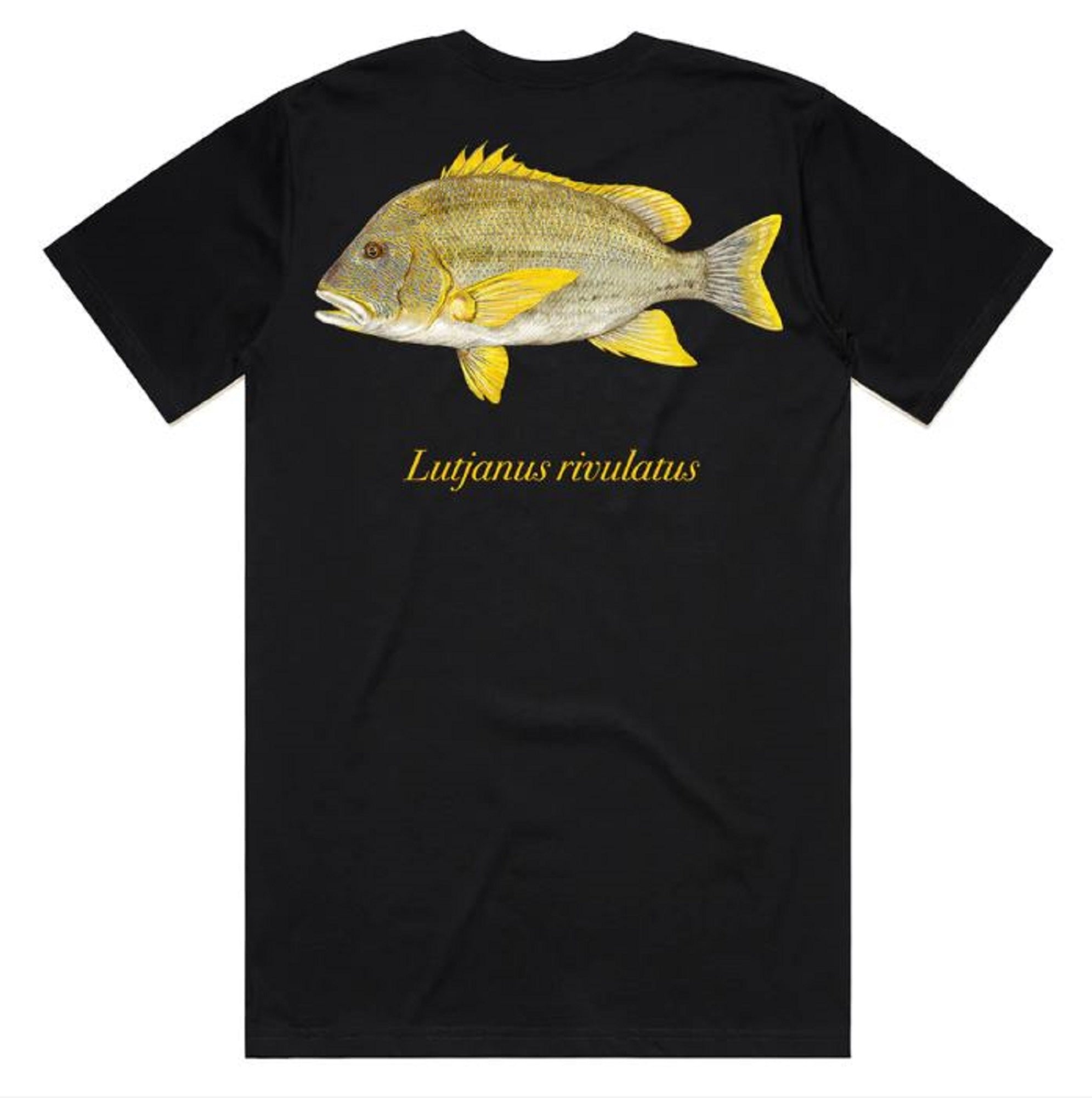 Reef Lagoon T-Shirt Maori Sea Perch Size M Black (0918)