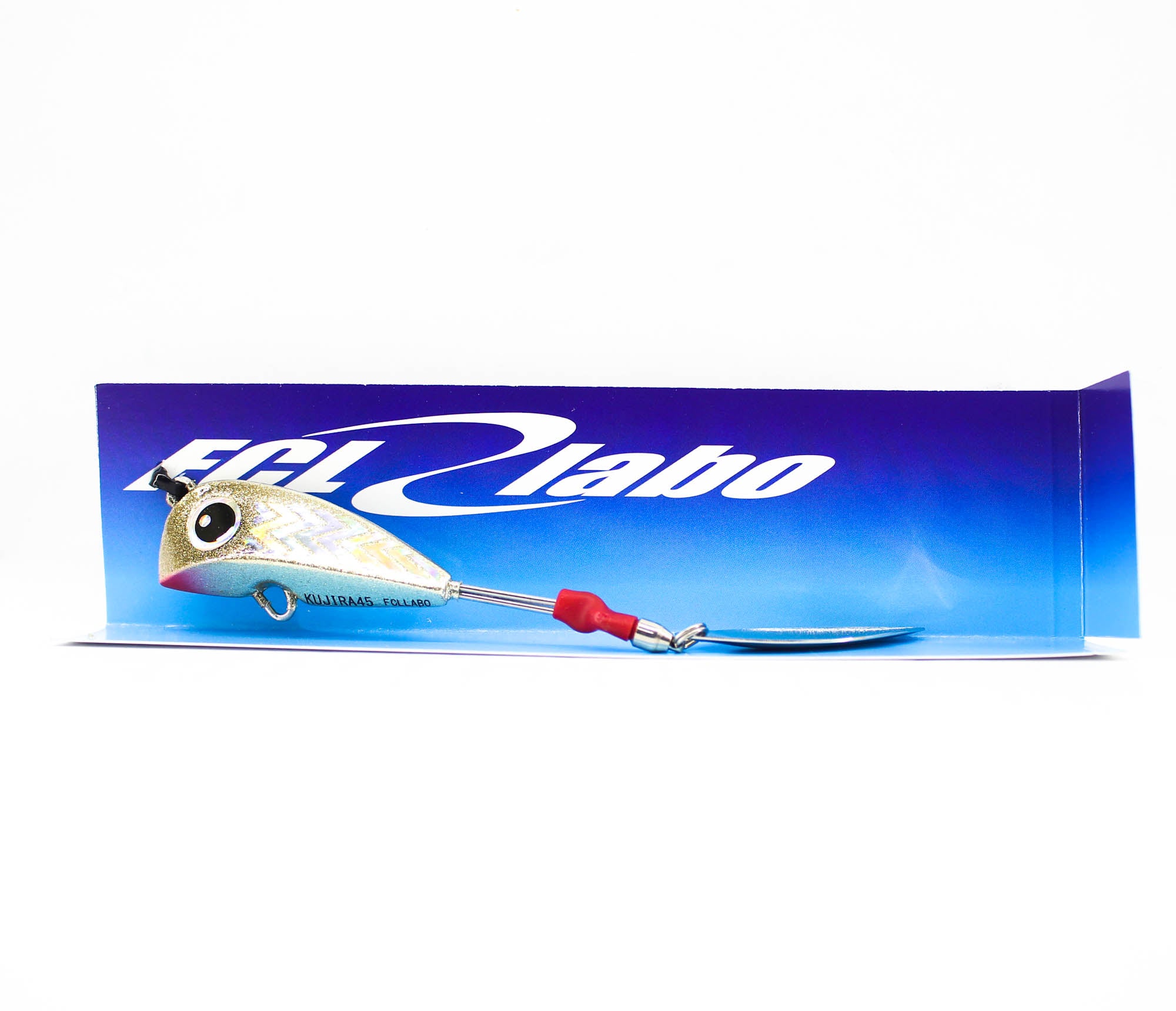 Sale FCL Labo Spinner Tail Jig Kujira 45 Grams Sinking Lure Silver (1101)
