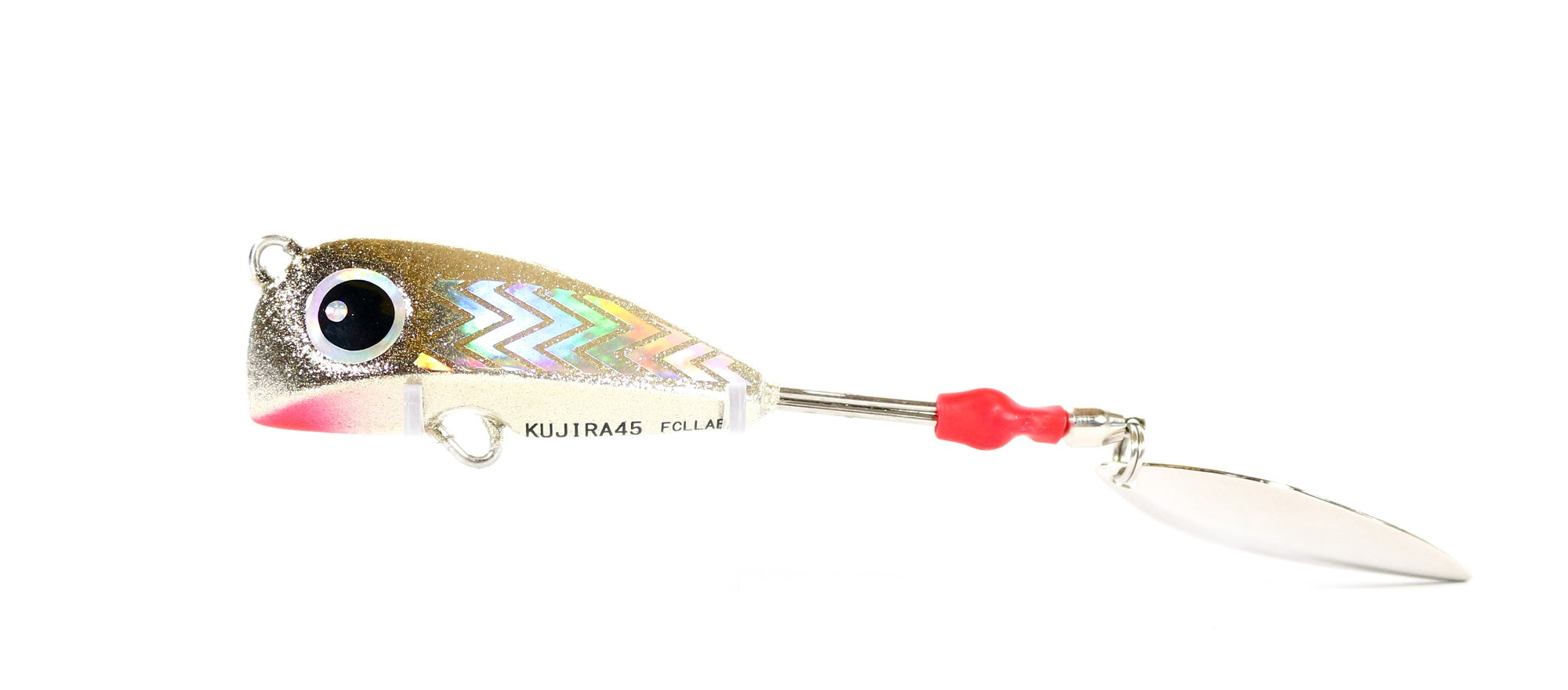 Sale FCL Labo Spinner Tail Jig Kujira 45 Grams Sinking Lure Silver (1101)