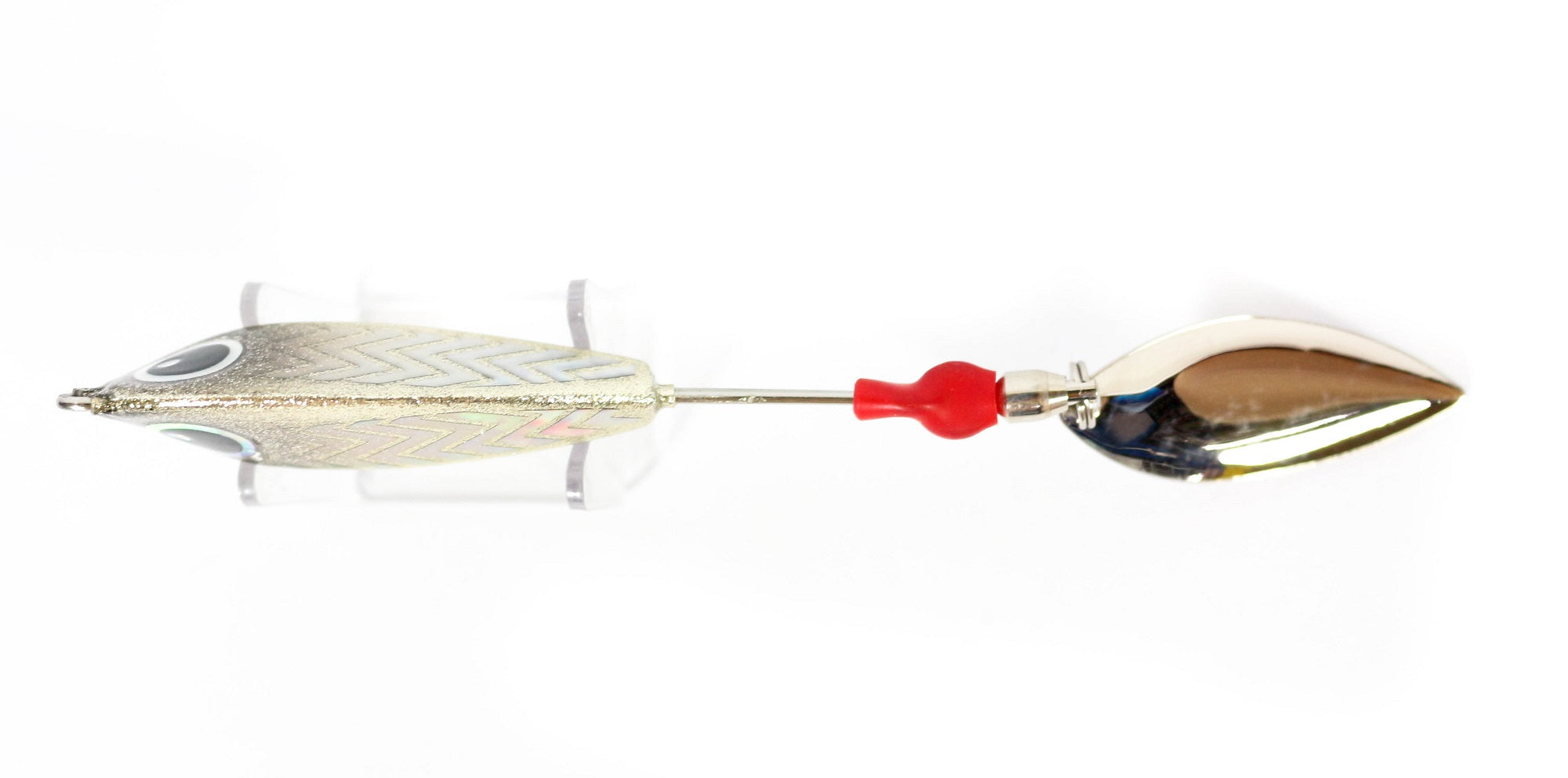 Sale FCL Labo Spinner Tail Jig Kujira 45 Grams Sinking Lure Silver (1101)