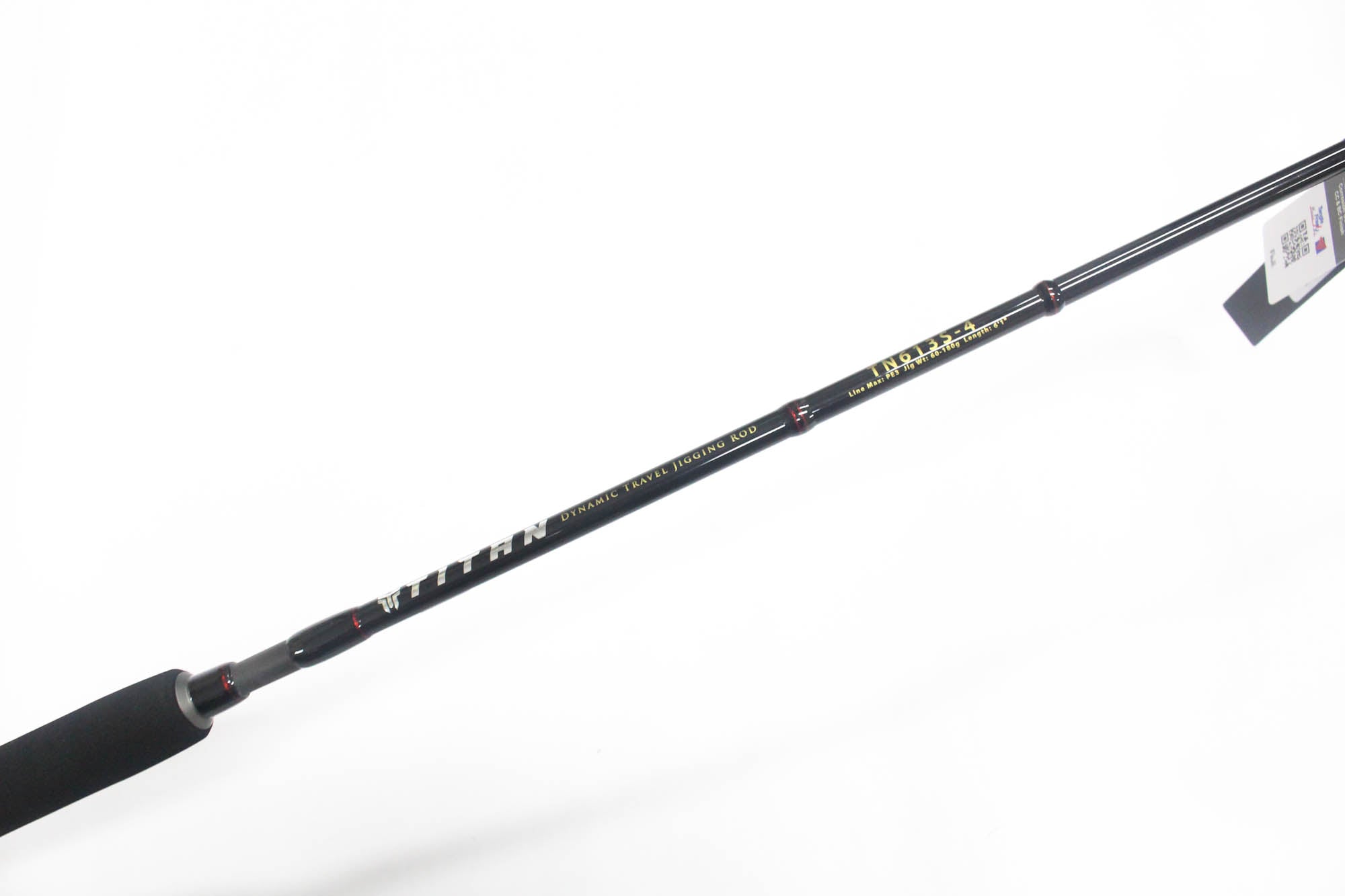 Iron Man Spinning Rod Titan Jigging TN613S-4 Piece Travel Rod (2041)