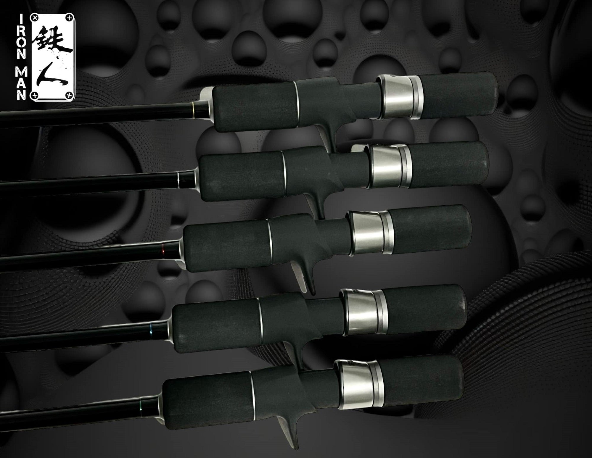 Iron Man Baitcast Rod Titan Jigging TN641B-4 Piece Travel Rod (2043)