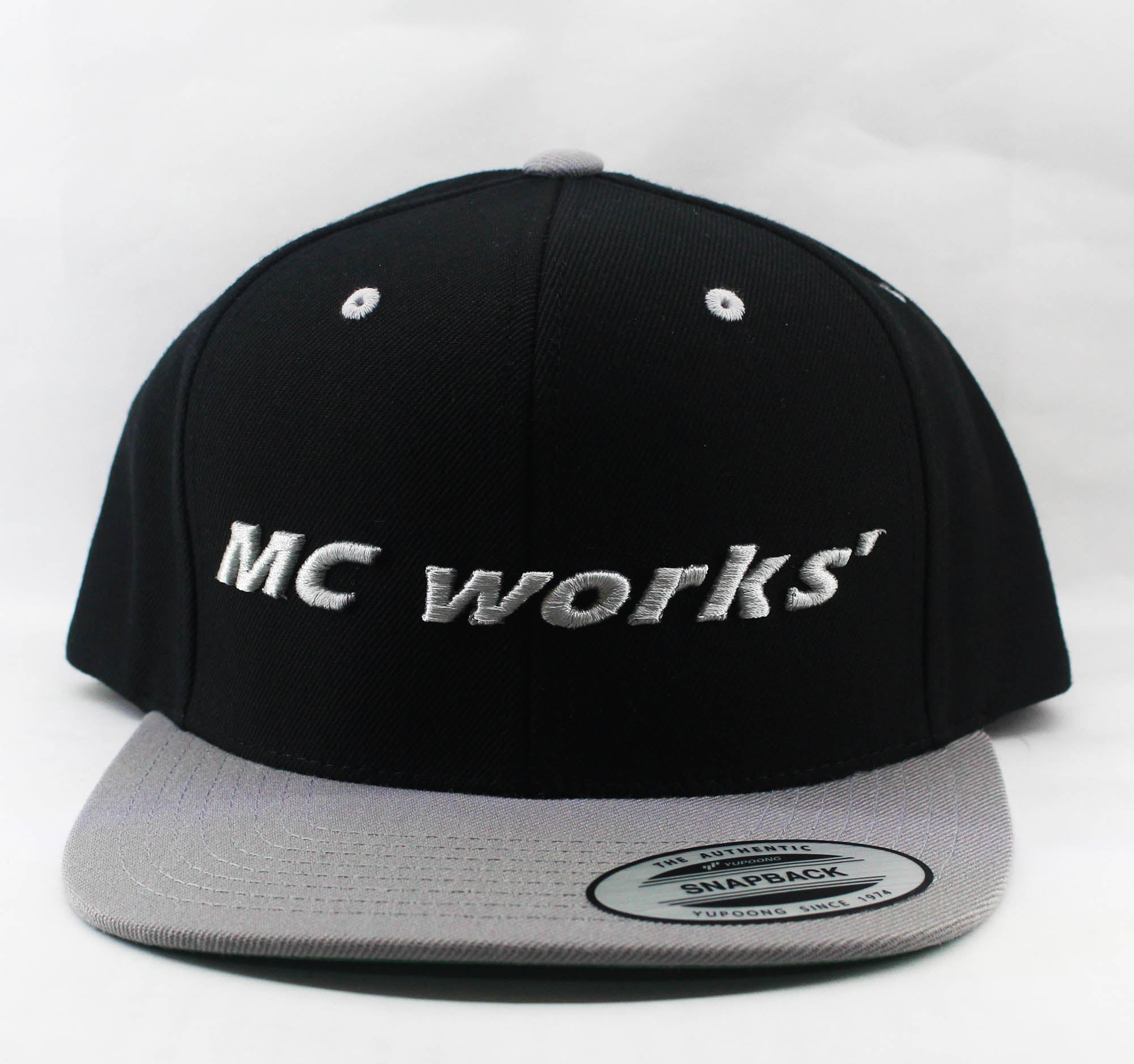 MC Works Cap Snapback Full Visor Black (2409)