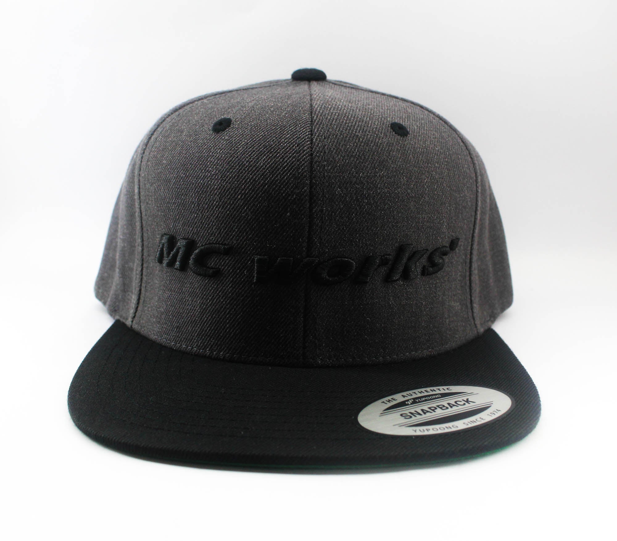 MC Works Cap Snapback Flat Visor 2026 Dark Heather Black (2416)