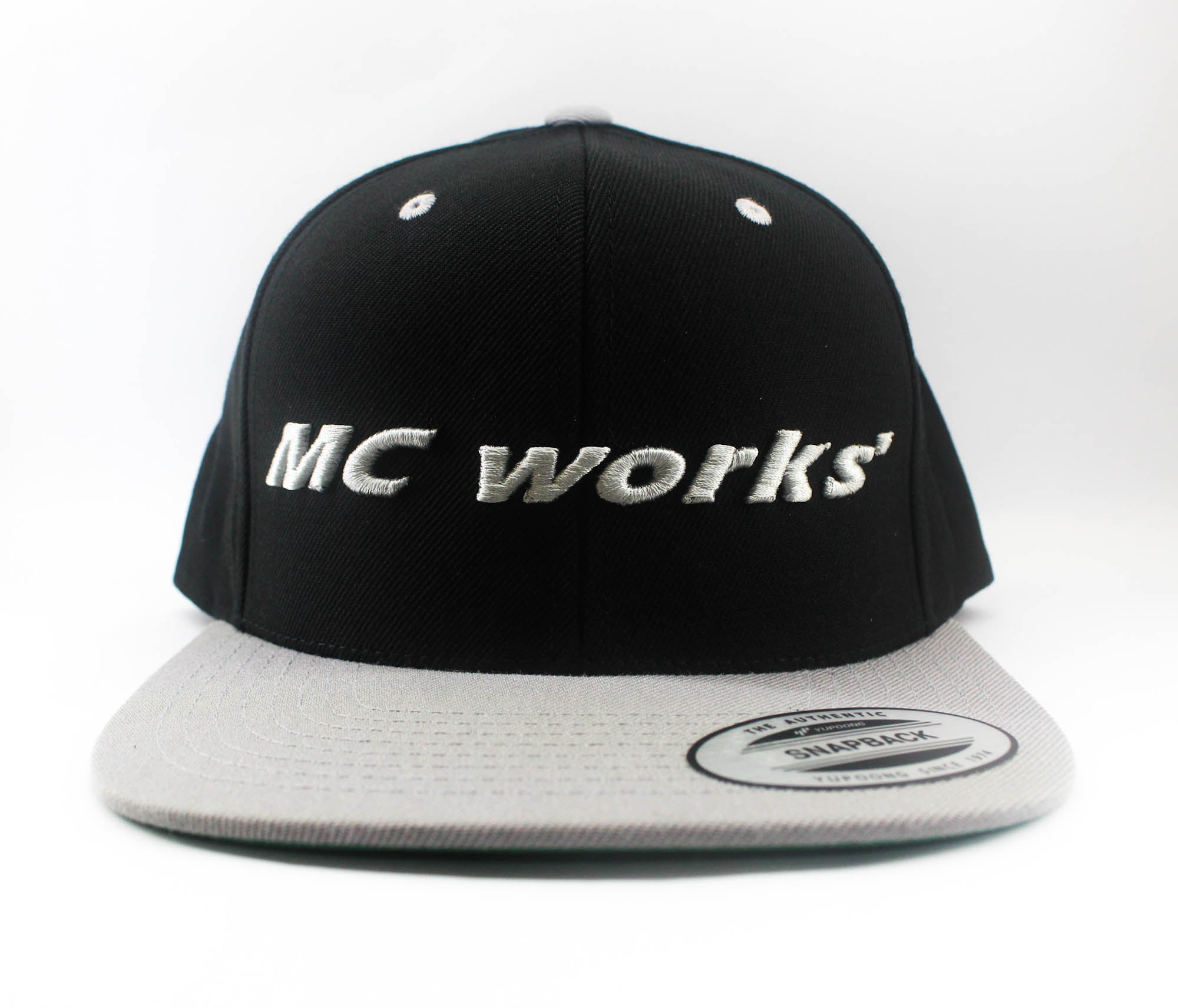 MC Works Cap Snapback Flat Visor 2026 Black Gray (2417)