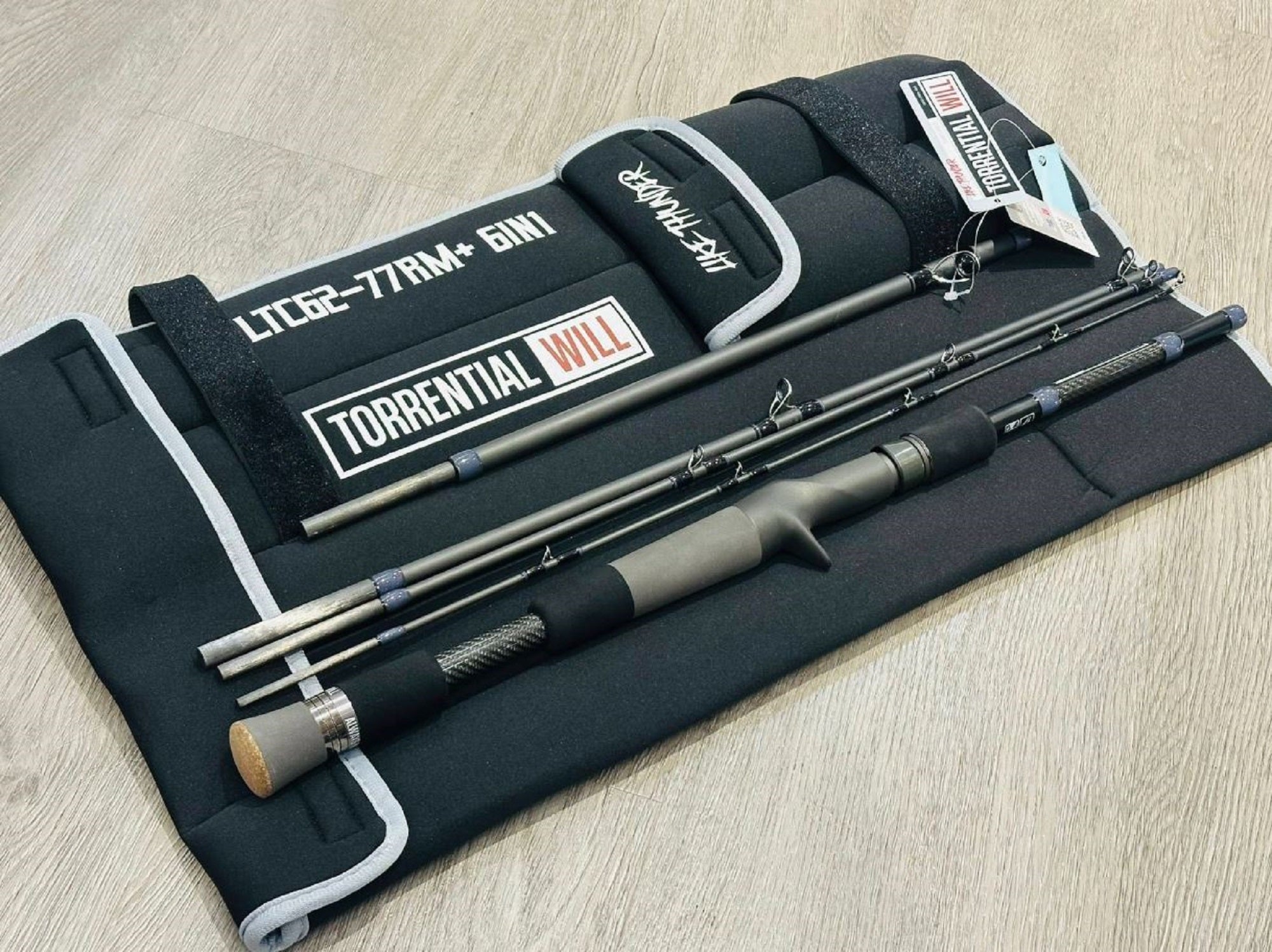 Torrential Will Rod Baitcast Like Thunder LTC62-77RM+ 6+1pc Travel (6004)