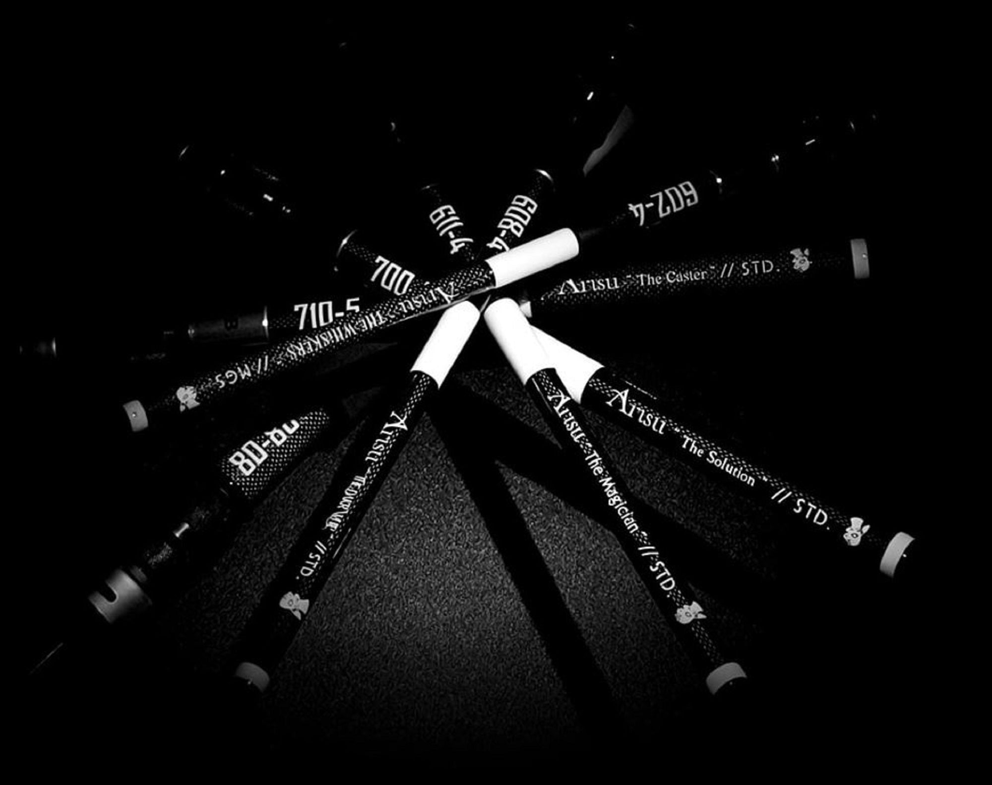 Black Ops Rod Baitcast Arisu 602-4 "The Whiskers" MGS Travel (9001)