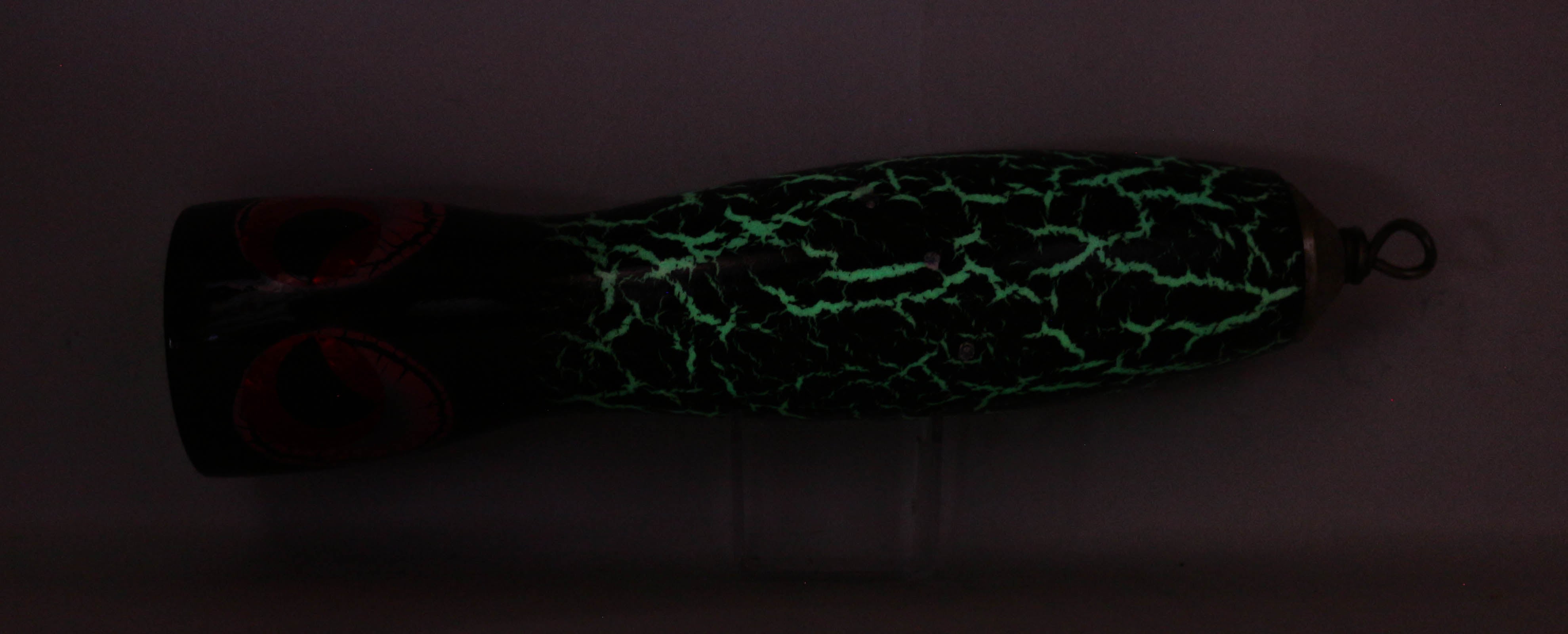 Sale Wood Popper Glowing Crack Floating 190 mm 130 grams Blue Glow (1004)