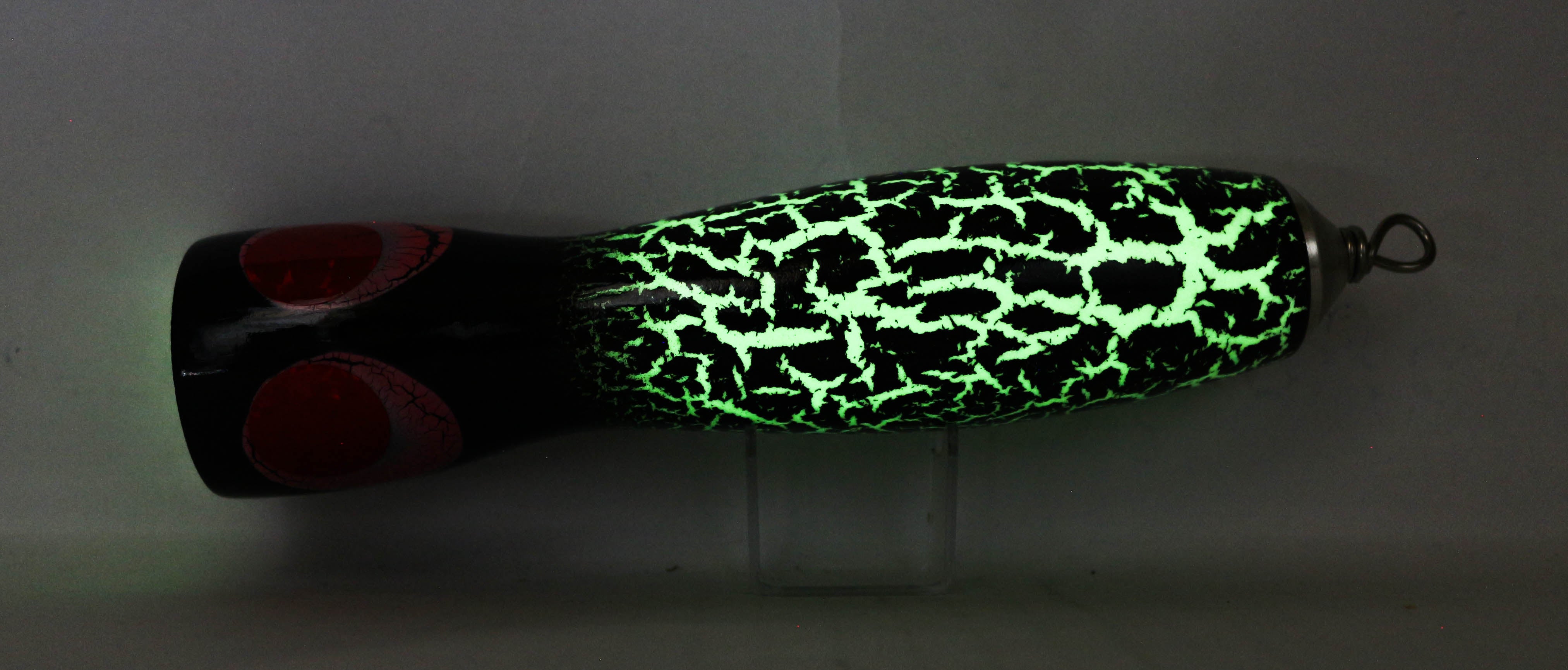 Sale Wood Popper Glowing Crack Floating 190 mm 130 grams Glow Red Eye (1005