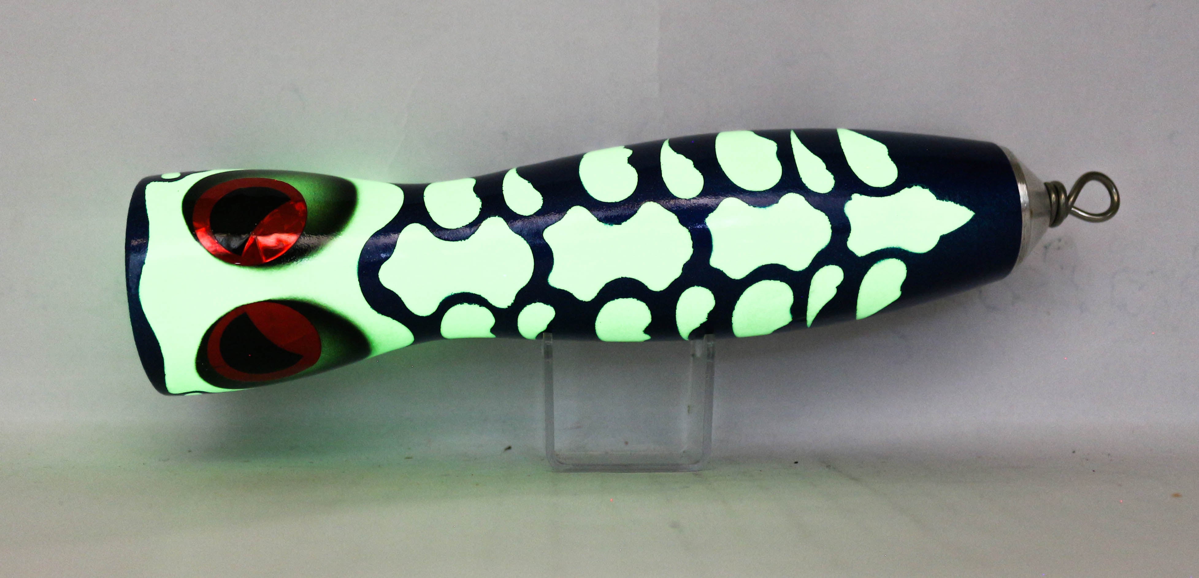 Sale Wood Popper Skeleton Glow Floating 190 mm 130 grams Blue (1008)