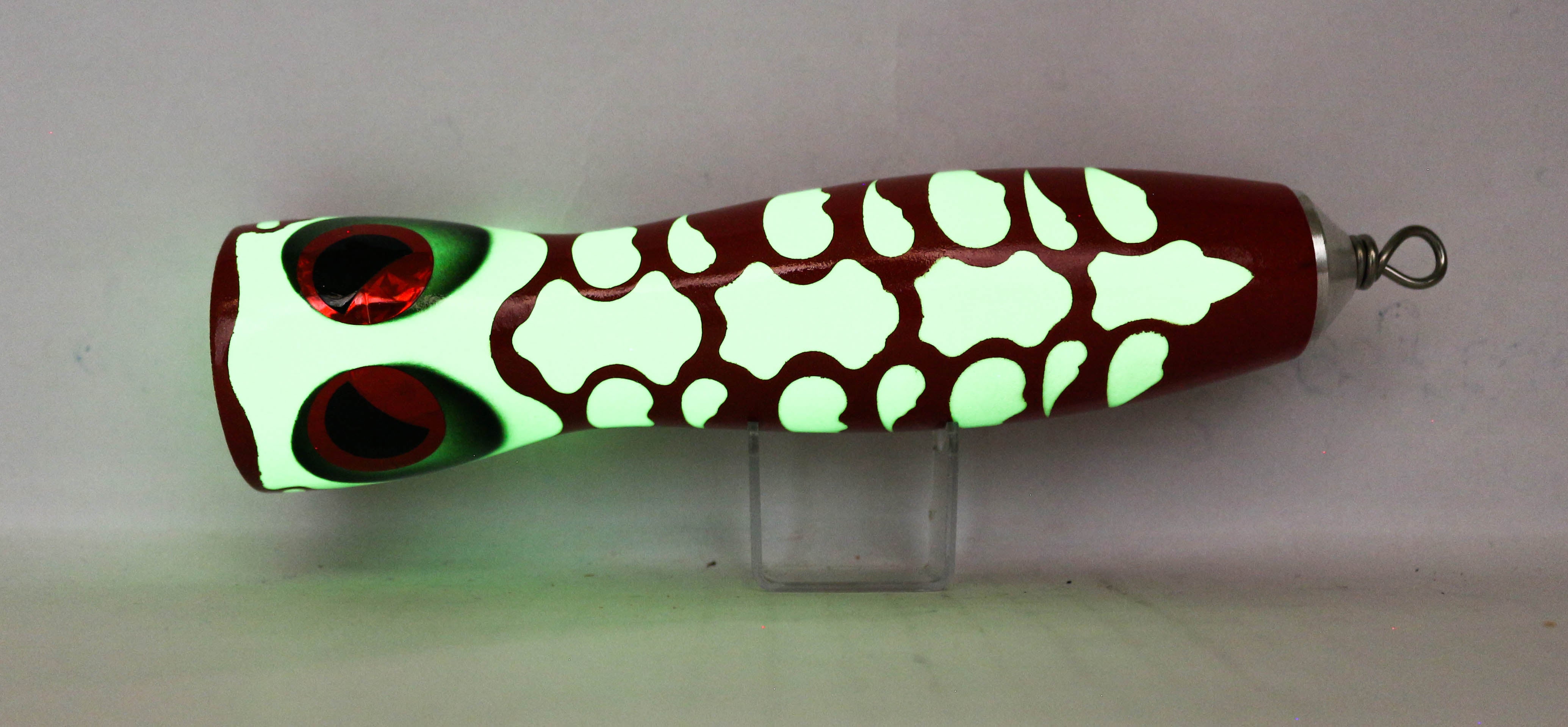 Sale Wood Popper Skeleton Glow Floating 190 mm 130 grams Red (1010)