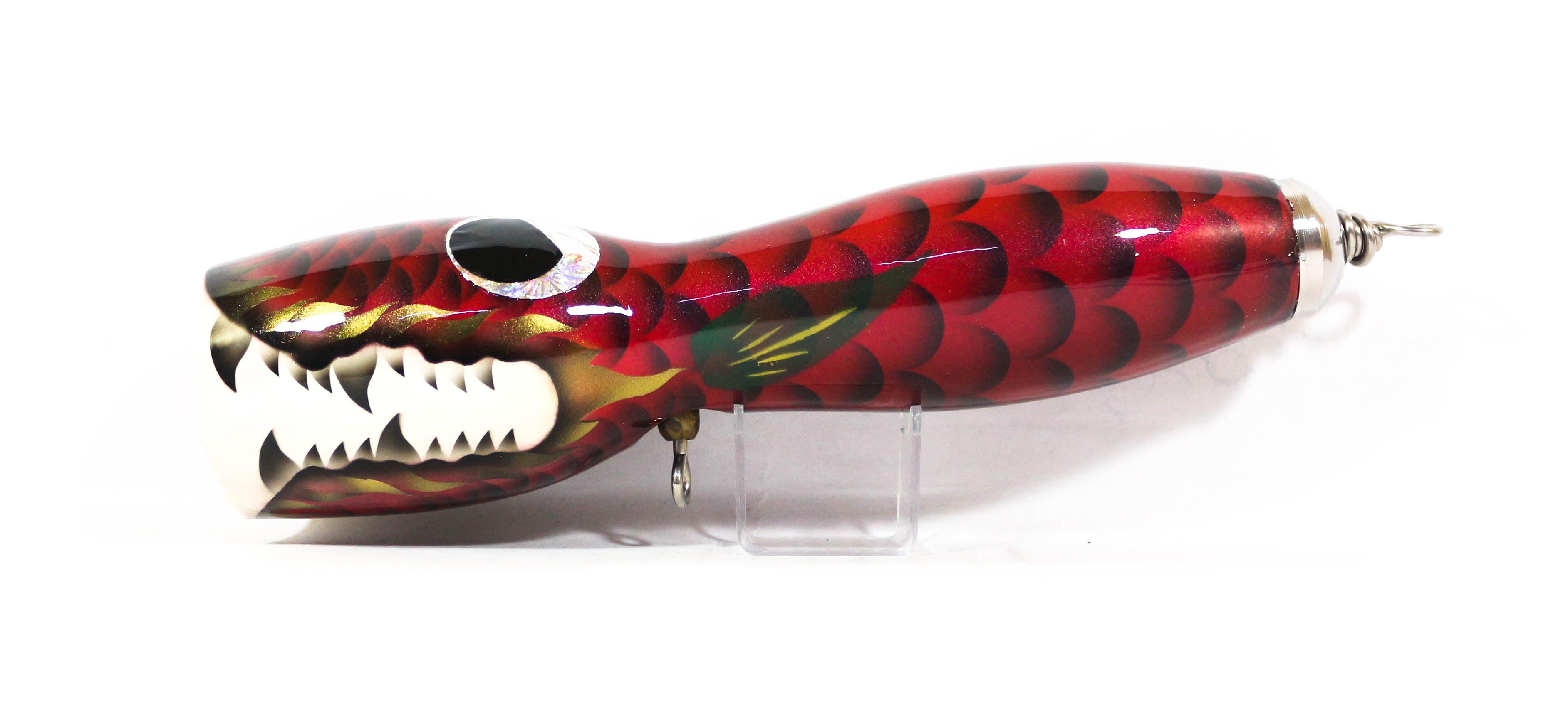Sale Wood Popper Dragon Floating 220 mm 150 grams Red (1012)