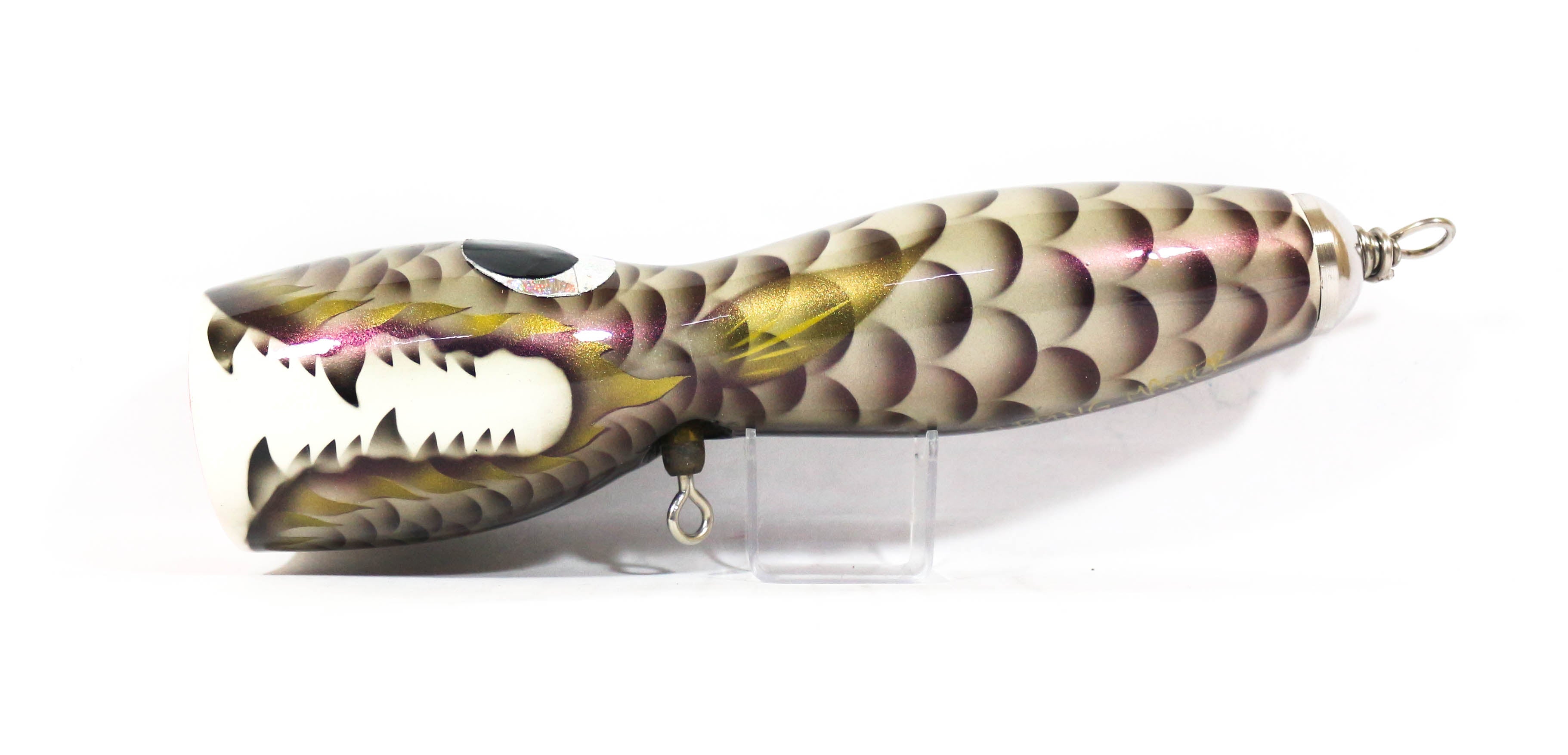 Sale Wood Popper Dragon Floating 220 mm 150 grams White (1014)