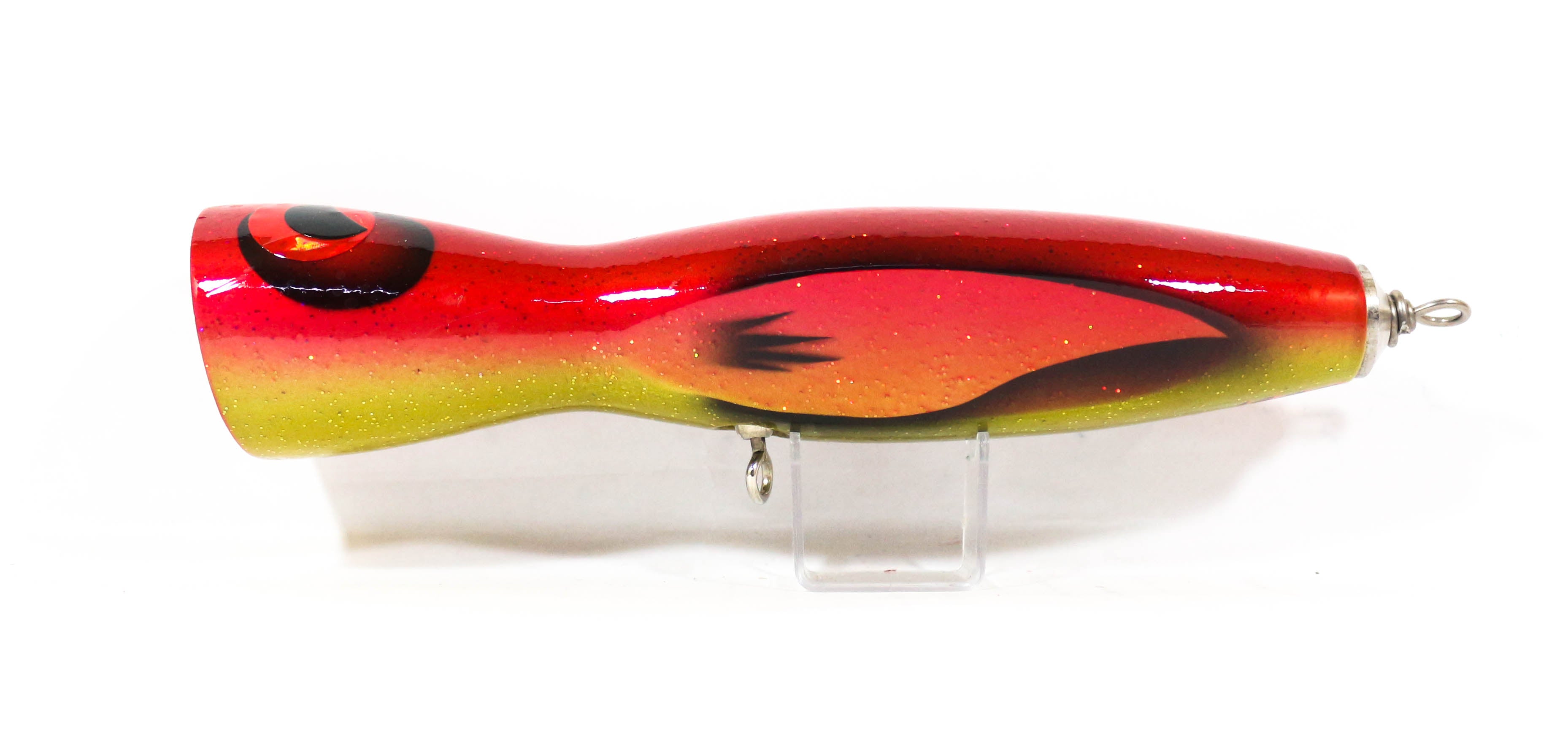 Sale Wood Popper Flatside Floating 210 mm 130 grams Wing Red Gold (1042)