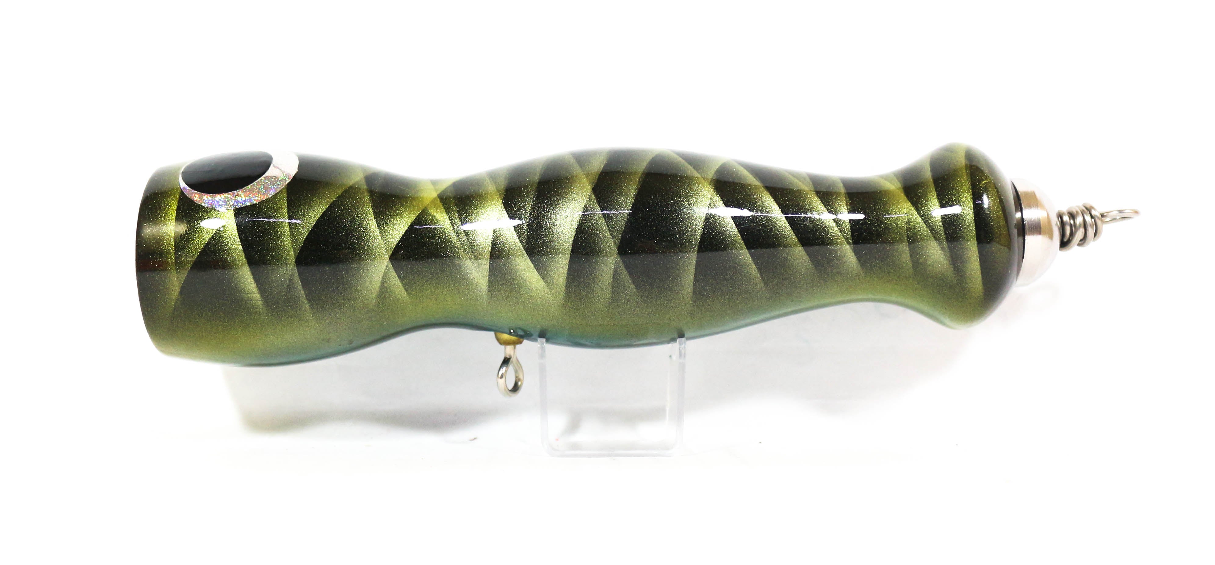Sale Wood Popper Jelly Floating 220 mm 140 grams Mummy Green (1067)