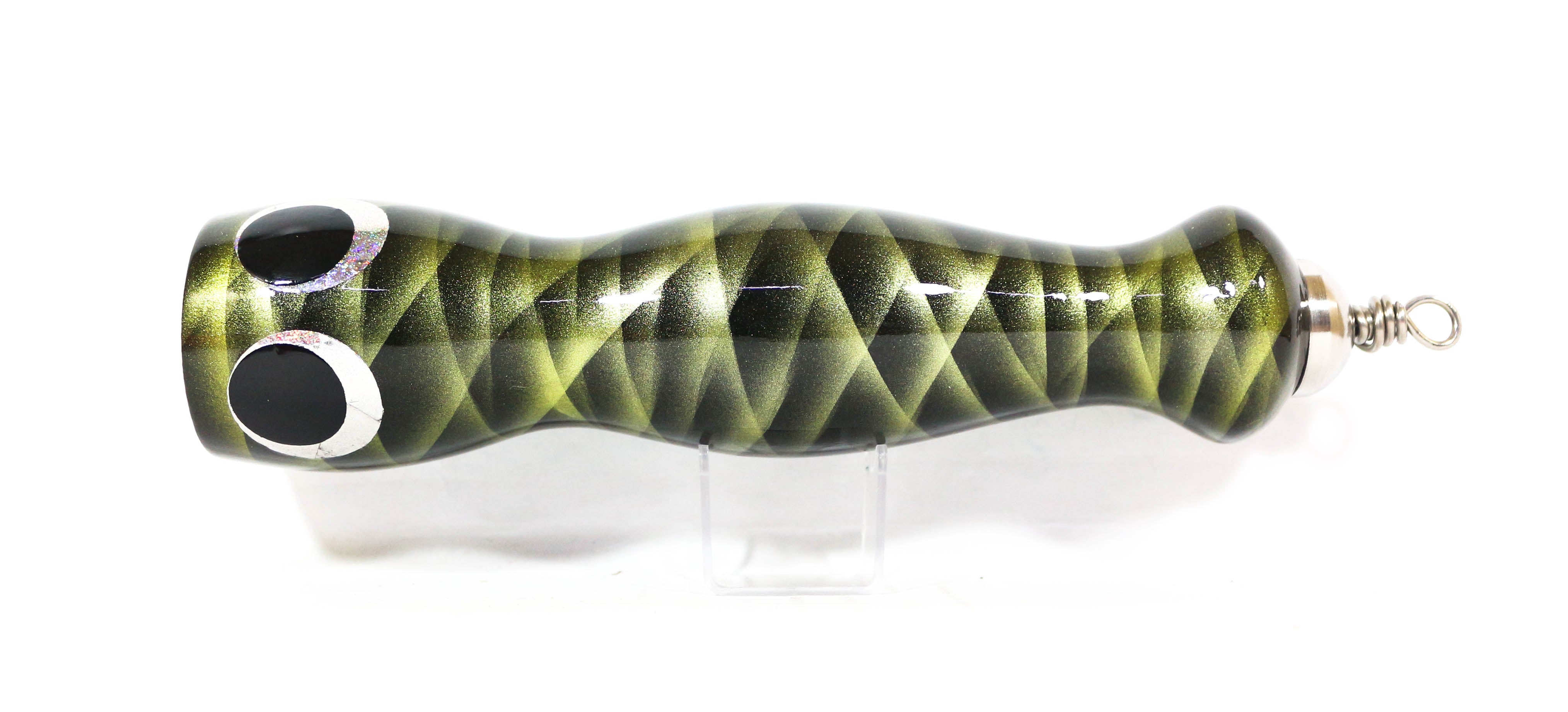 Sale Wood Popper Jelly Floating 220 mm 140 grams Mummy Green (1067)