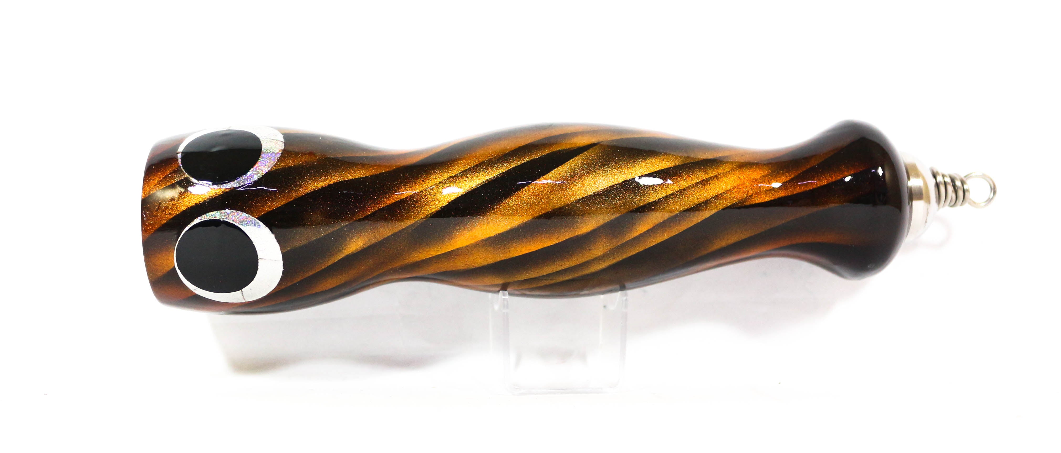 Sale Wood Popper Jelly Floating 220 mm 140 grams Stripe Bronze (1070)