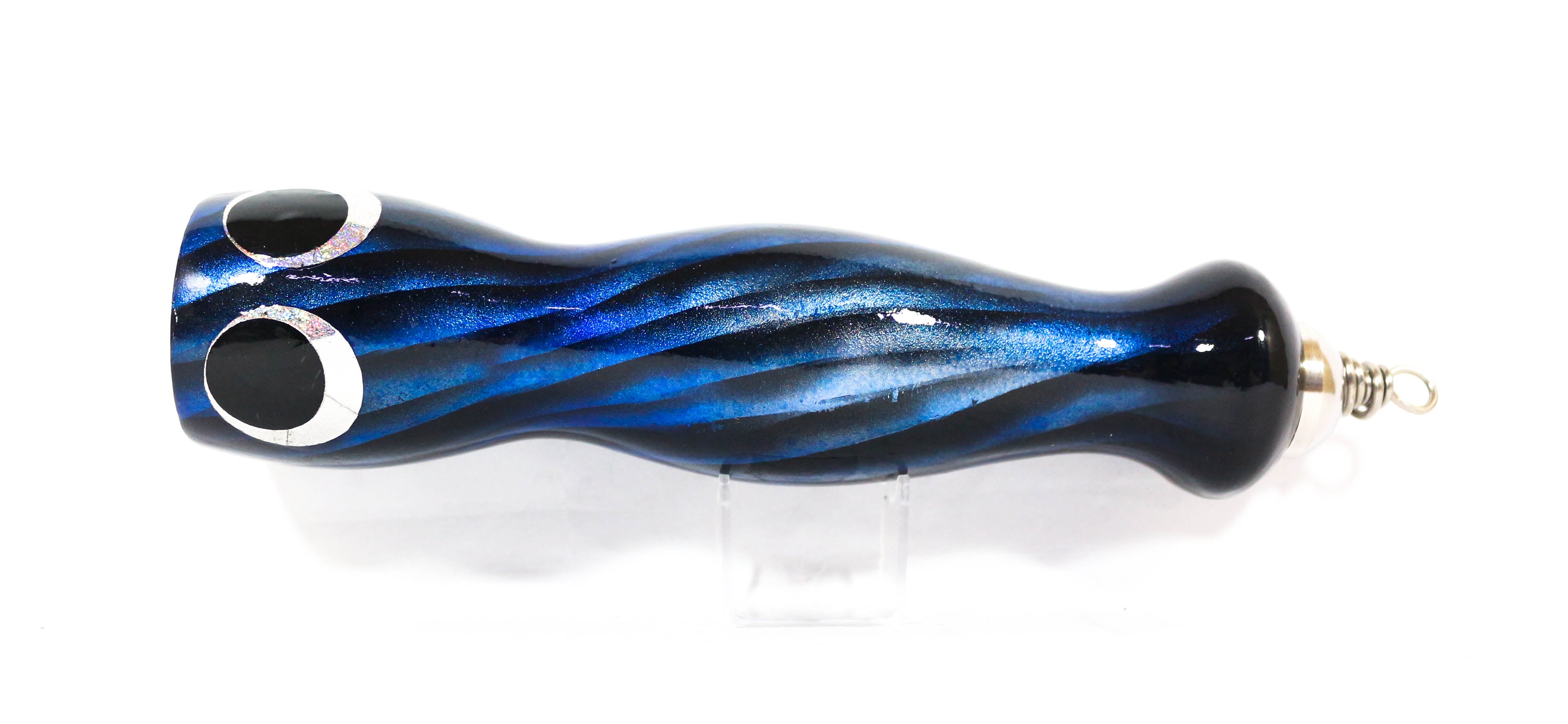 Sale Wood Popper Jelly Floating 220 mm 140 grams Stripe Blue (1072)