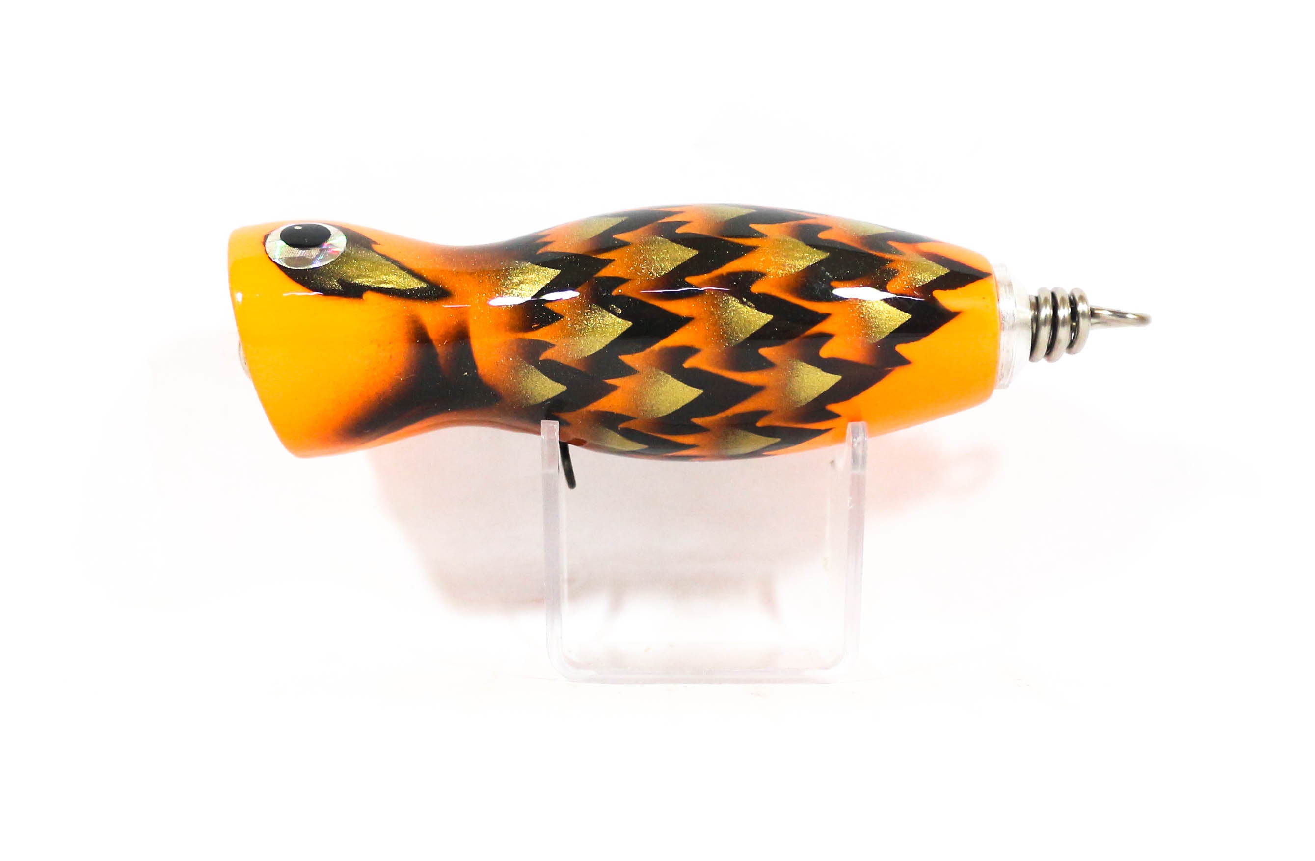 Sale Wood Popper Baby Floating 90 mm 17 grams Dragon Orange (1082)