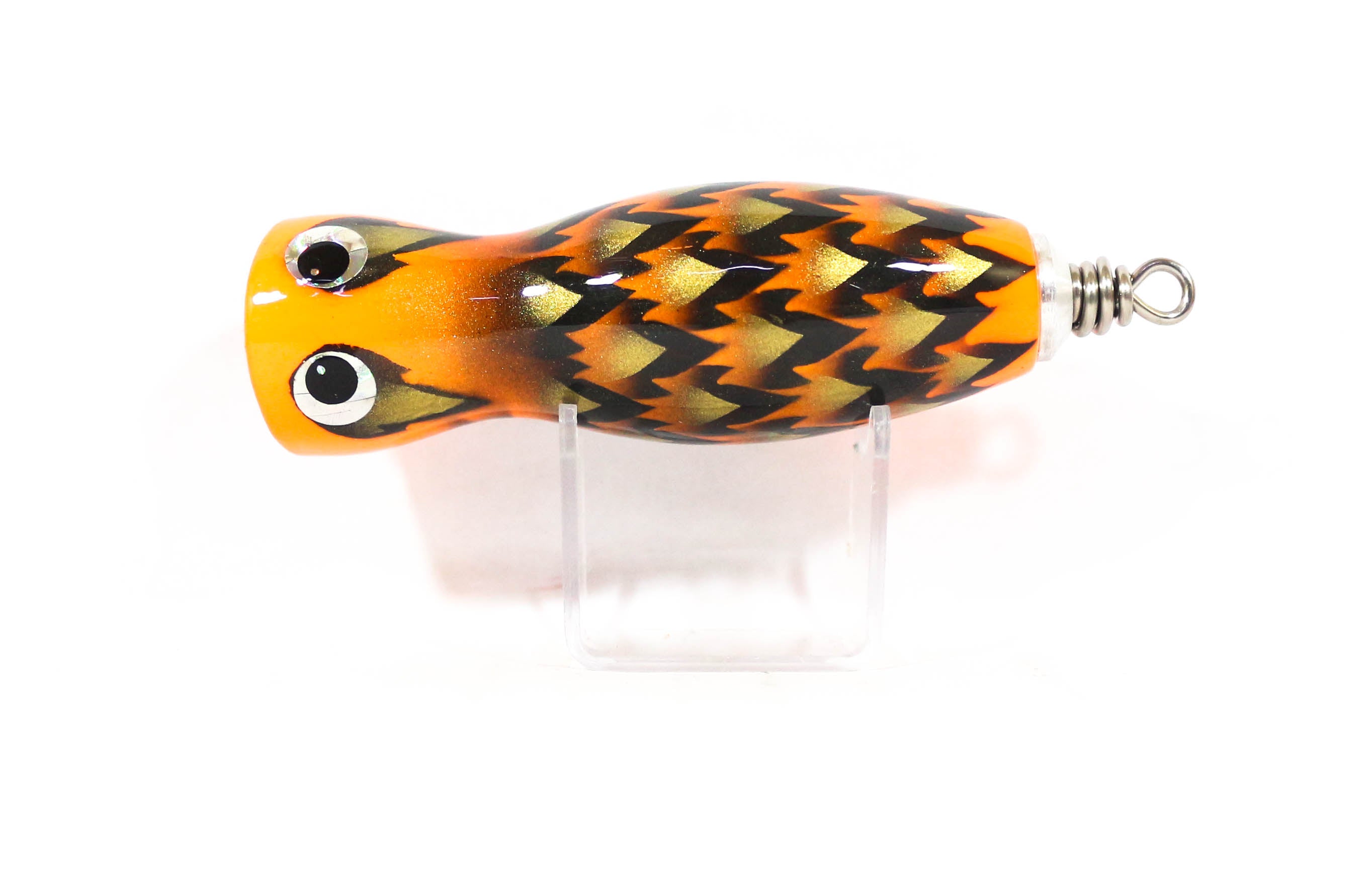 Sale Wood Popper Baby Floating 90 mm 17 grams Dragon Orange (1082)