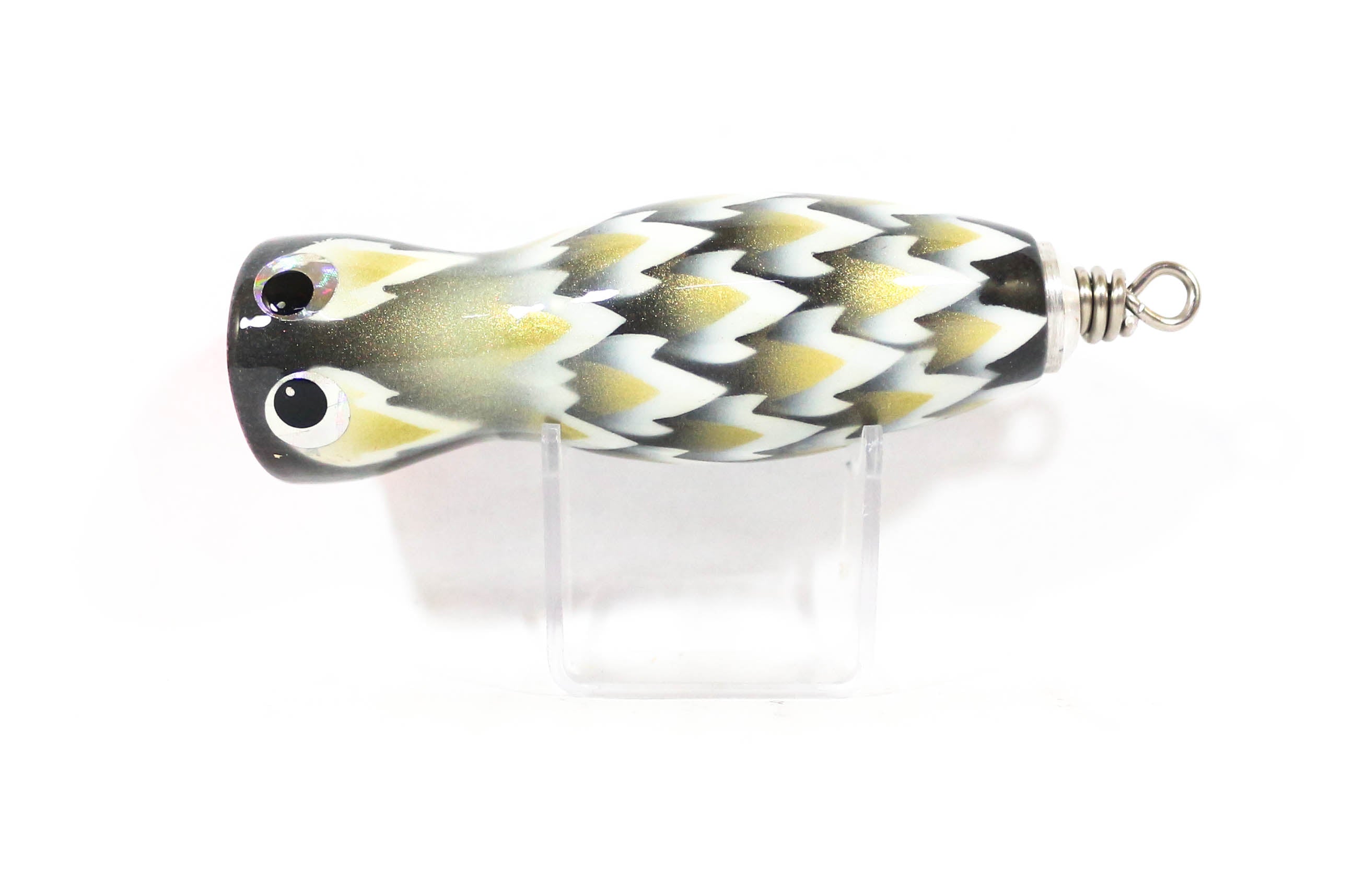 Sale Wood Popper Baby Floating 90 mm 17 grams Dragon White (1088)