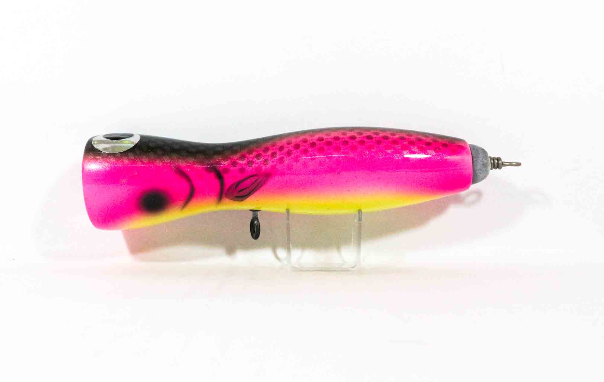 Sale Wood Popper Pin Floating 190 mm 110 grams Black Pink (1103)