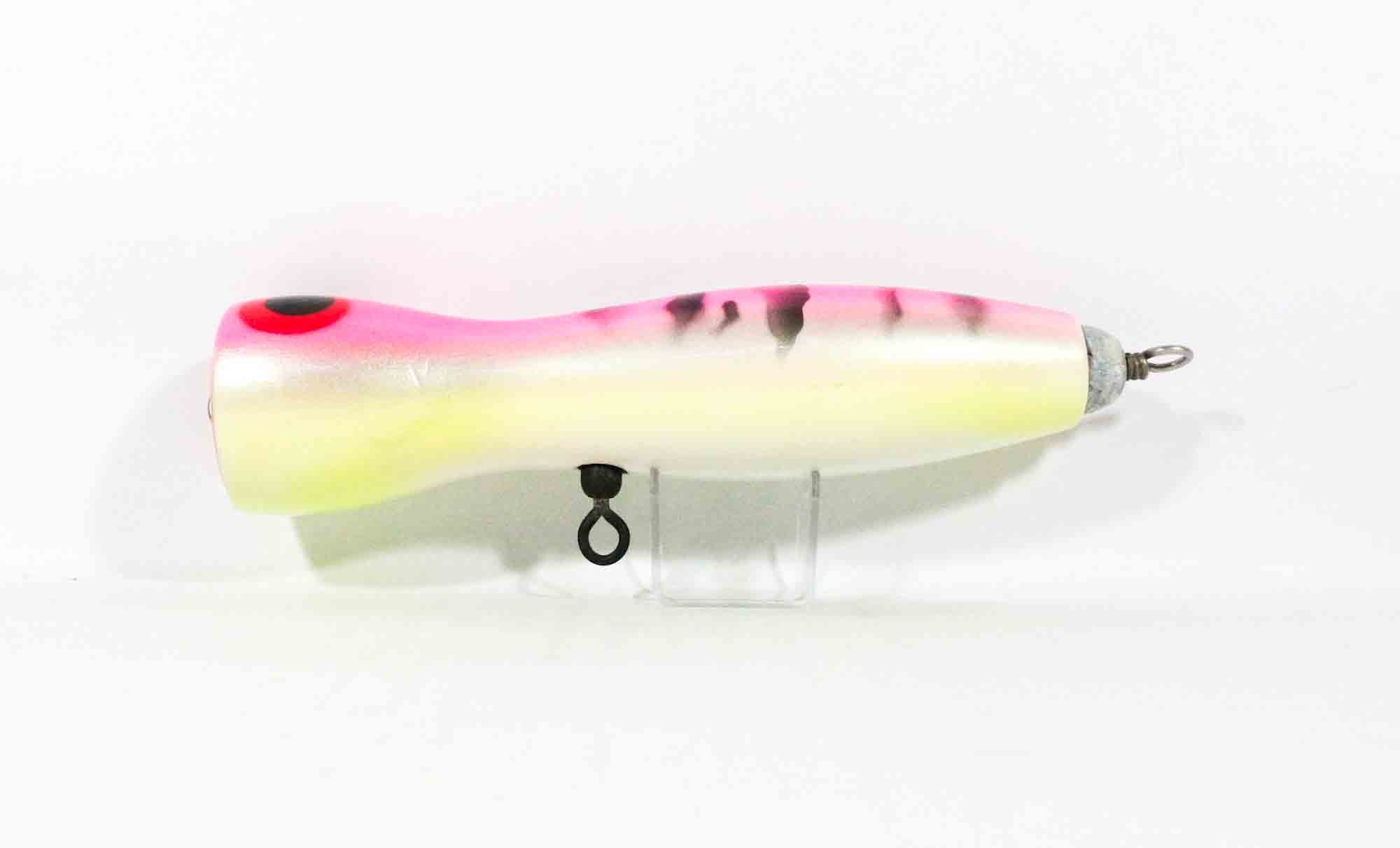 Sale Wood Popper Pin Floating 190 mm 110 grams Pink Tiger (1104)