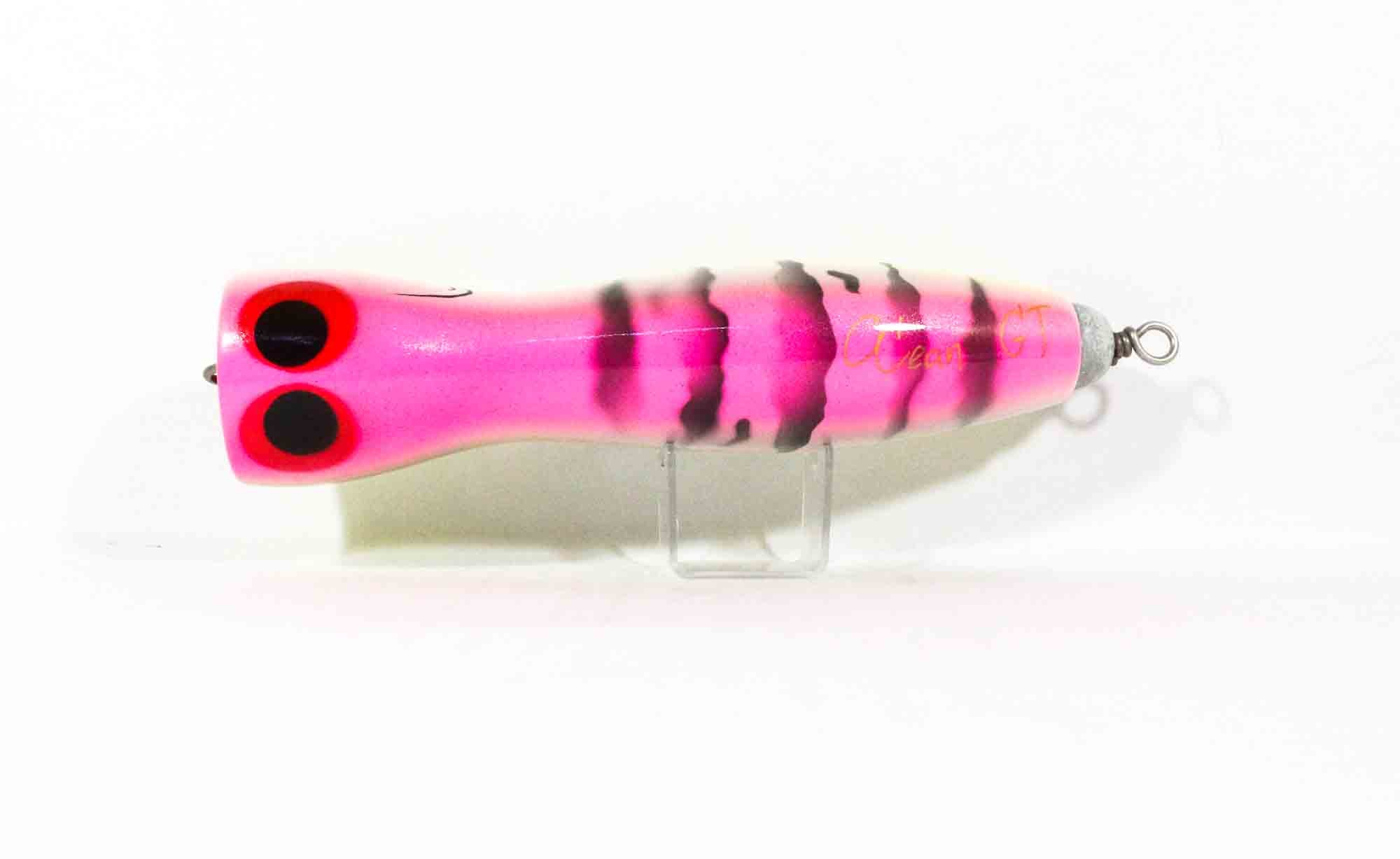 Sale Wood Popper Pin Floating 190 mm 110 grams Pink Tiger (1104)
