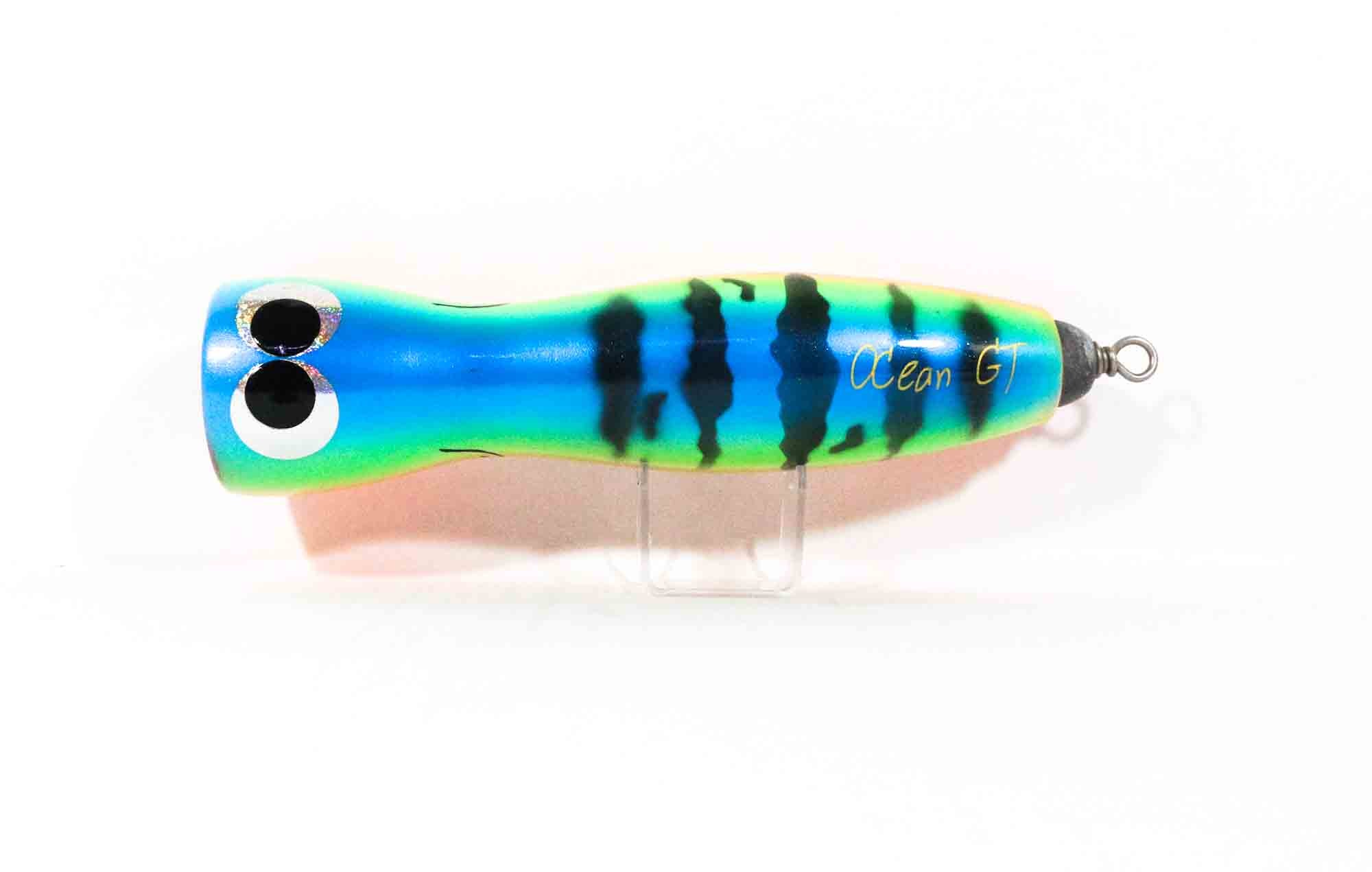 Sale Wood Popper Pin Floating 190 mm 110 grams Blue Tiger (1105)