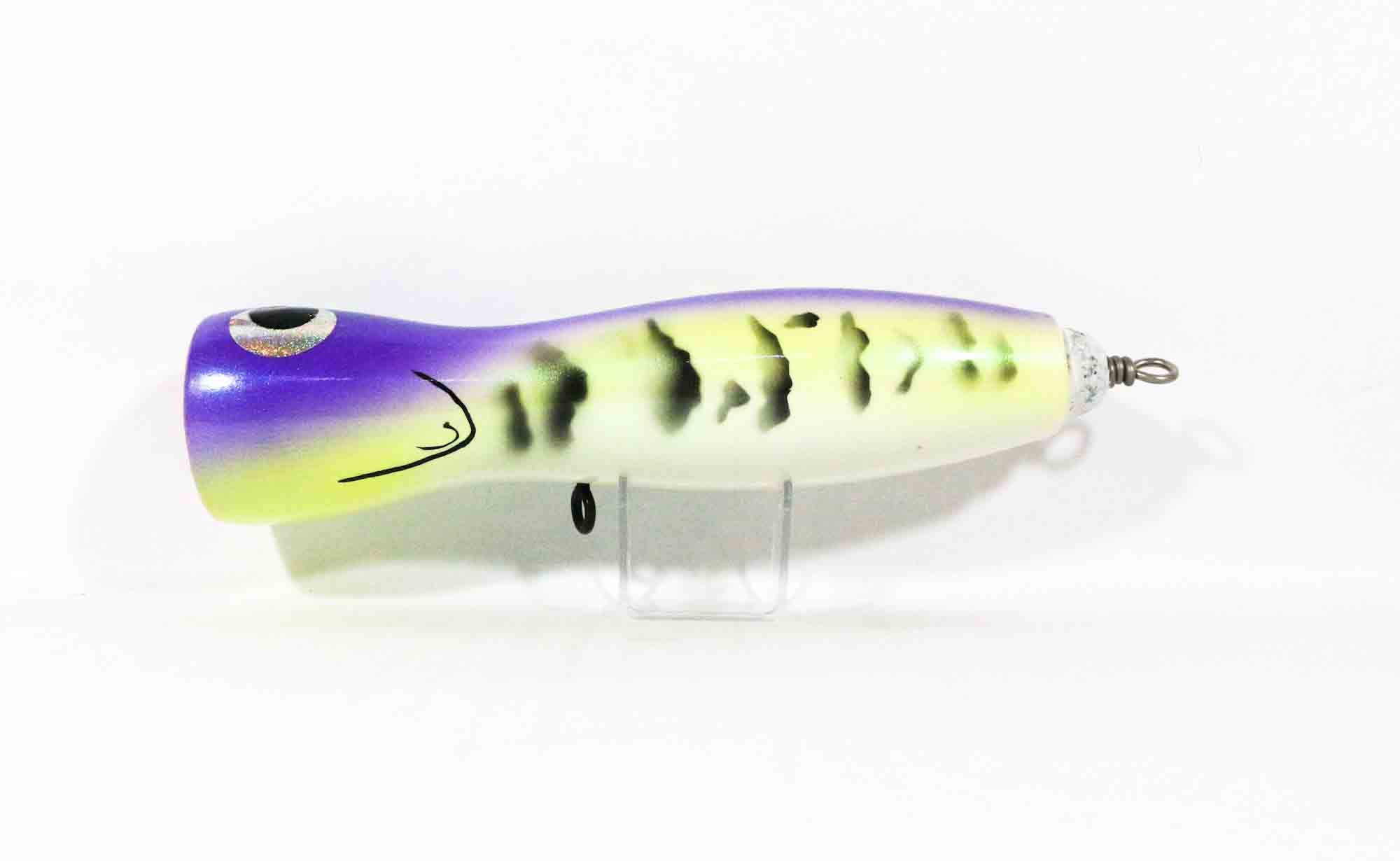 Sale Wood Popper Pin Floating 190 mm 110 grams Purple Tiger (1106)