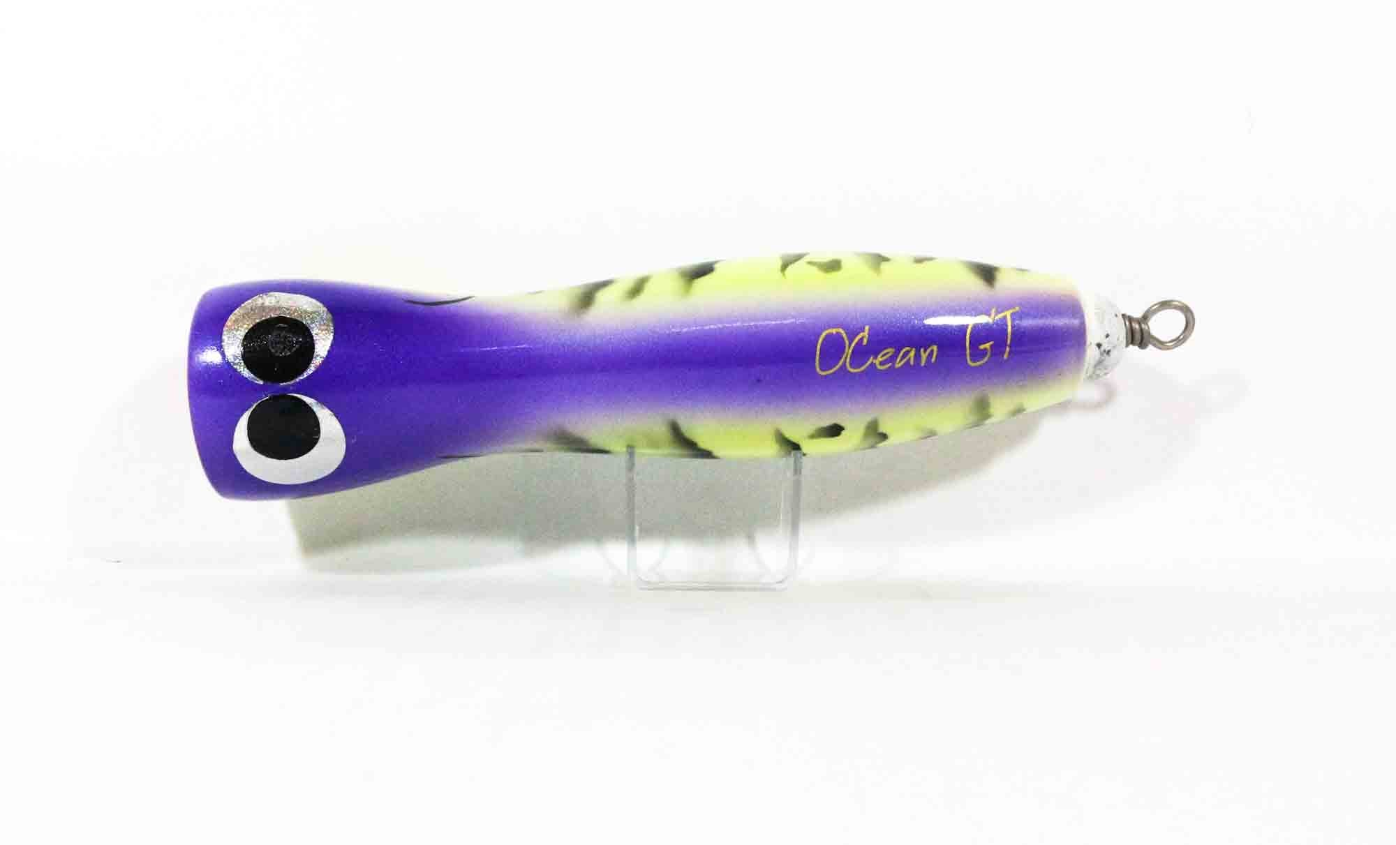 Sale Wood Popper Pin Floating 190 mm 110 grams Purple Tiger (1106)