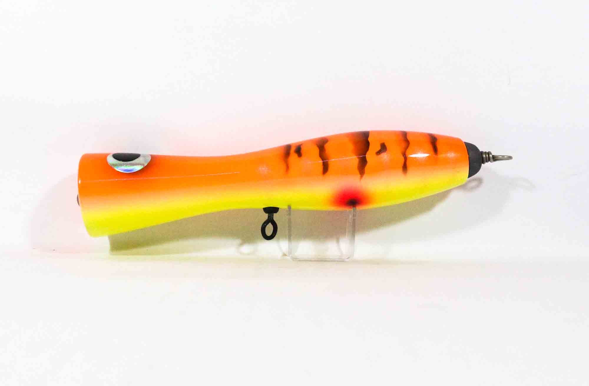 Sale Wood Popper Cone Floating 210 mm 105 grams Orange Tiger (1107)
