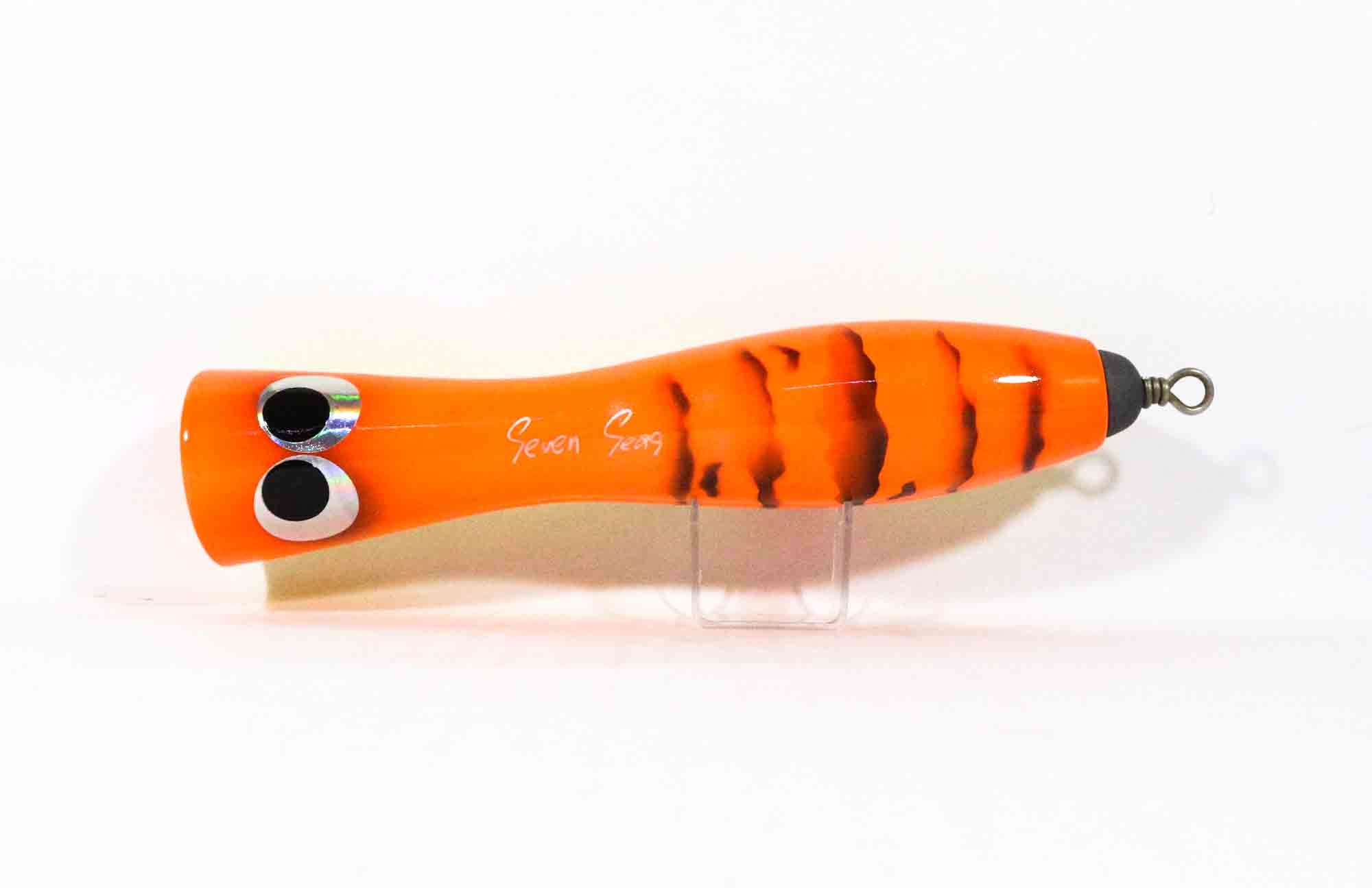 Sale Wood Popper Cone Floating 210 mm 105 grams Orange Tiger (1107)