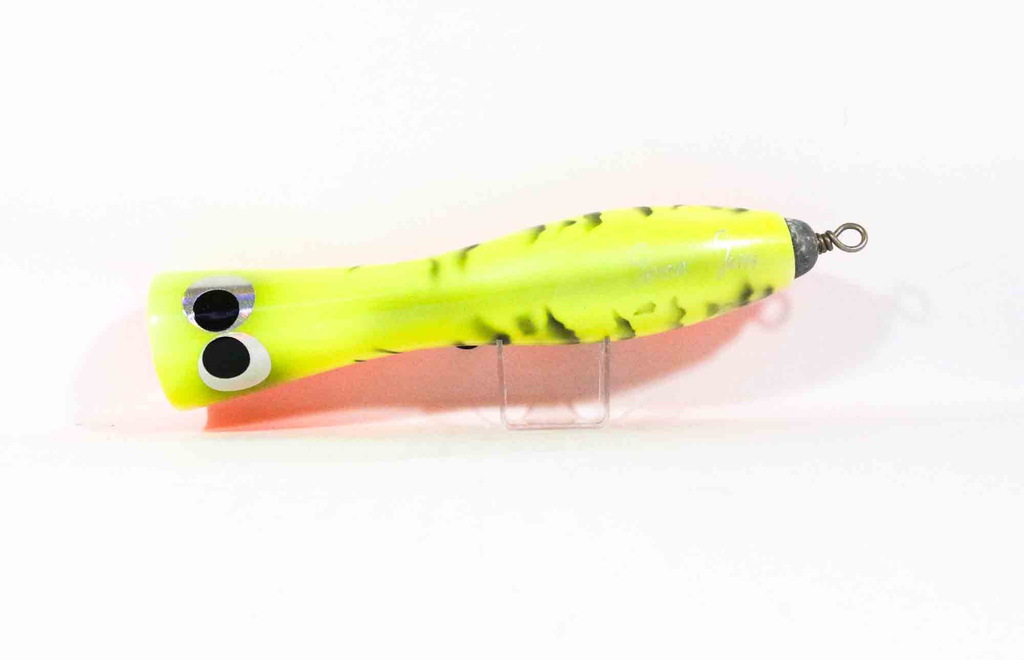 Sale Wood Popper Cone Floating 210 mm 105 grams Yellow Tiger (1108)