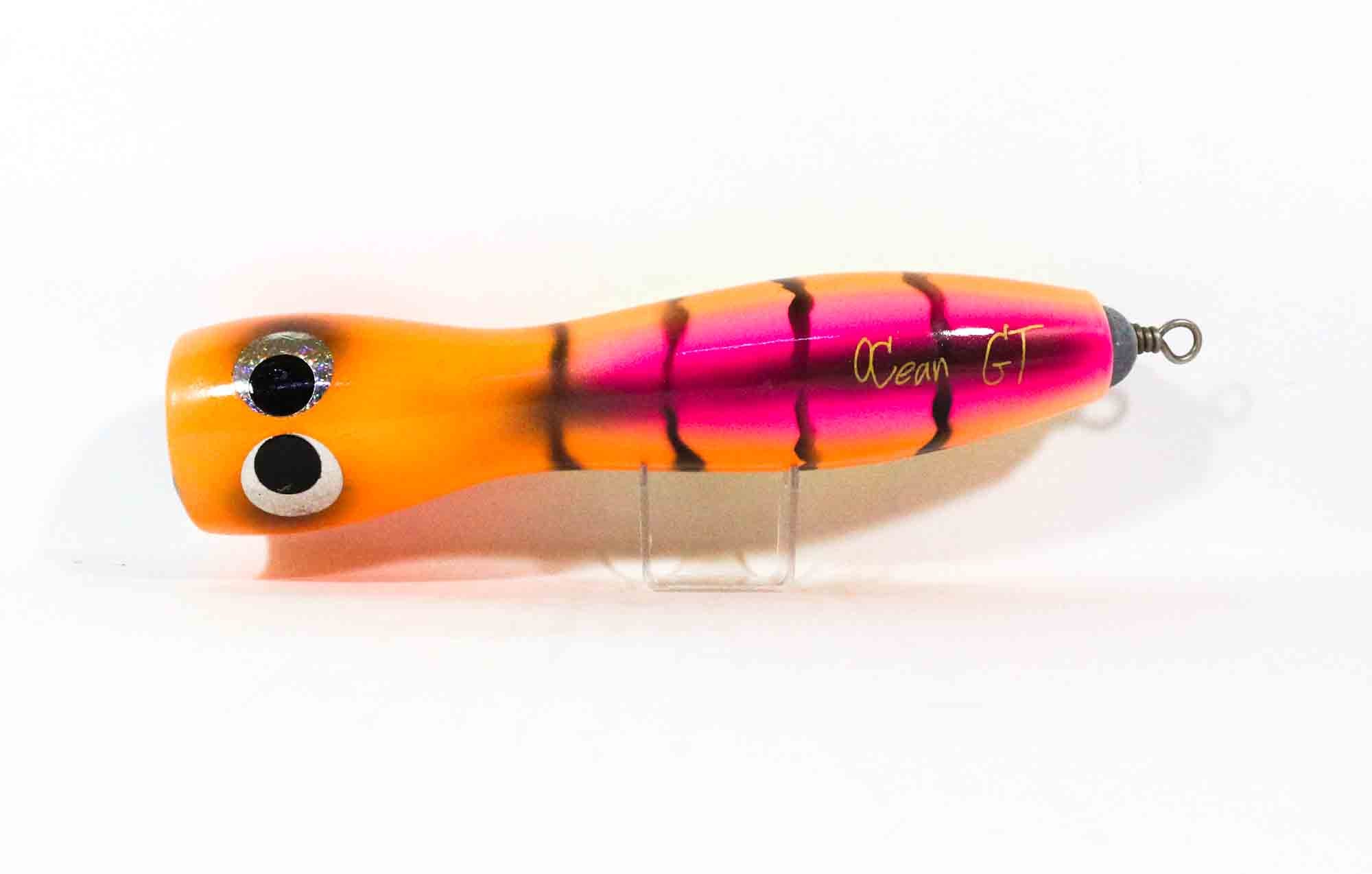 Sale Wood Popper Ocean GT Floating 220 mm 140 grams Pink Orange (1112)