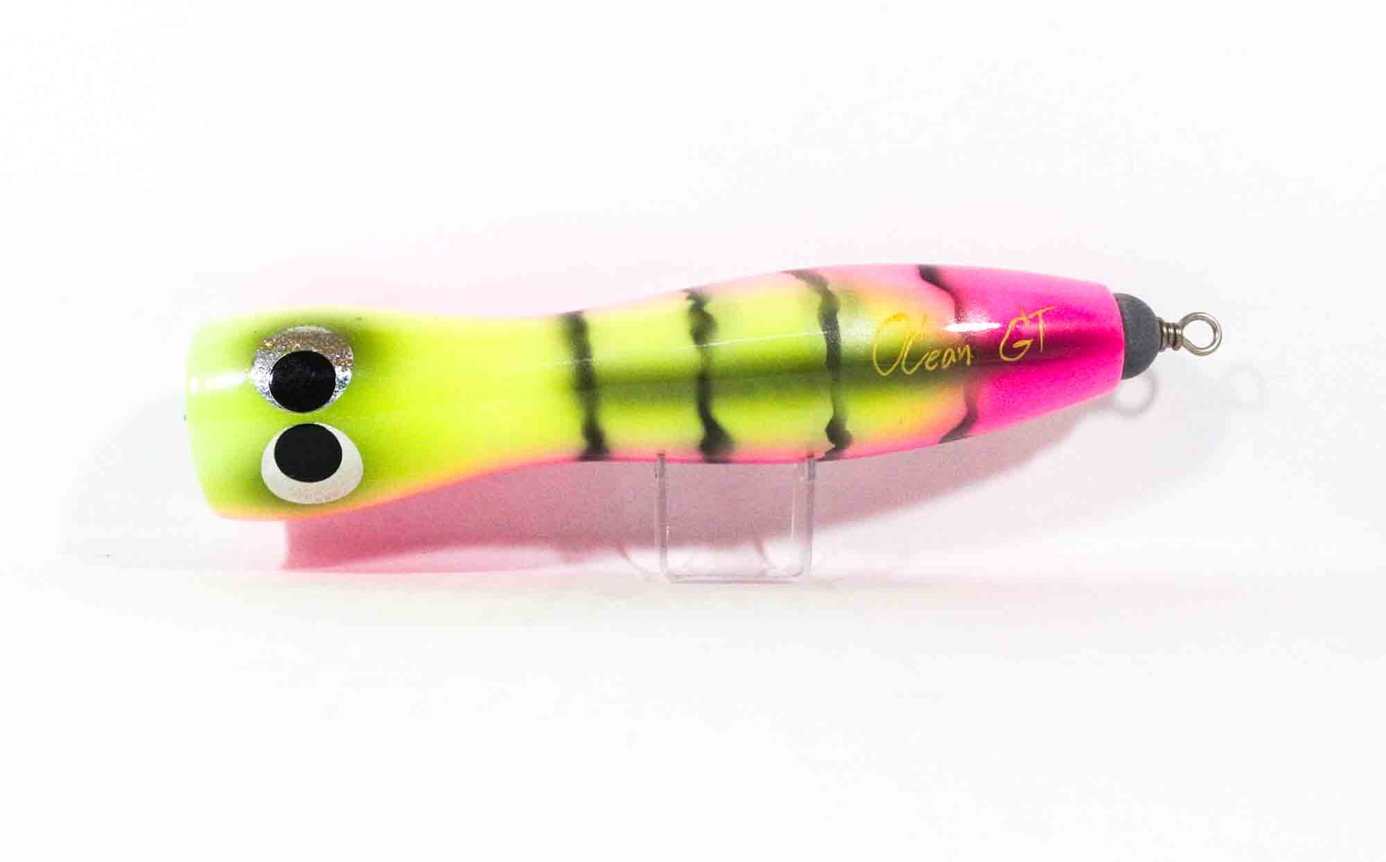 Sale Wood Popper Ocean GT Floating 220 mm 140 grams Yellow Pink (1113)