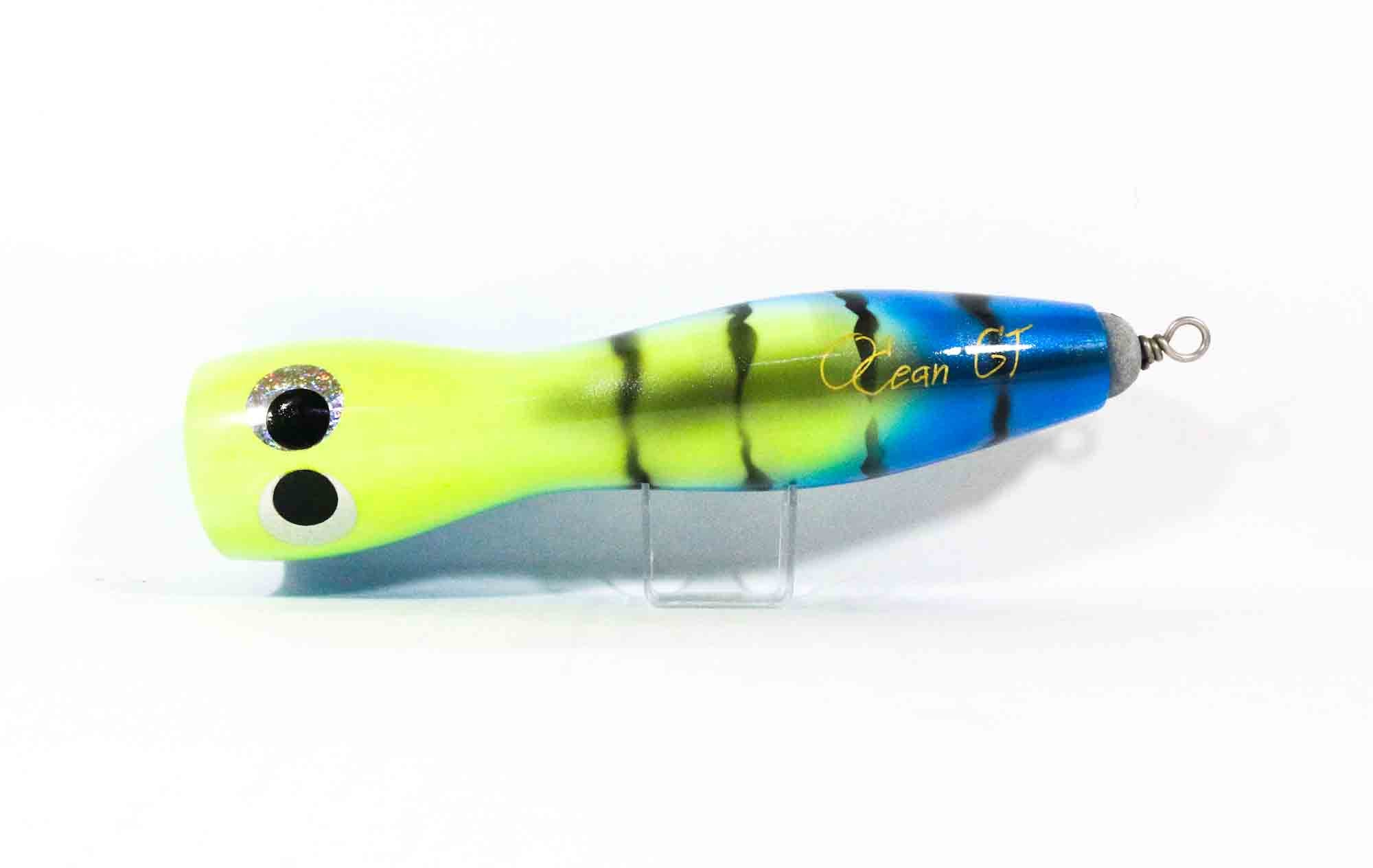 Sale Wood Popper Ocean GT Floating 220 mm 140 grams Yellow Blue (1114)