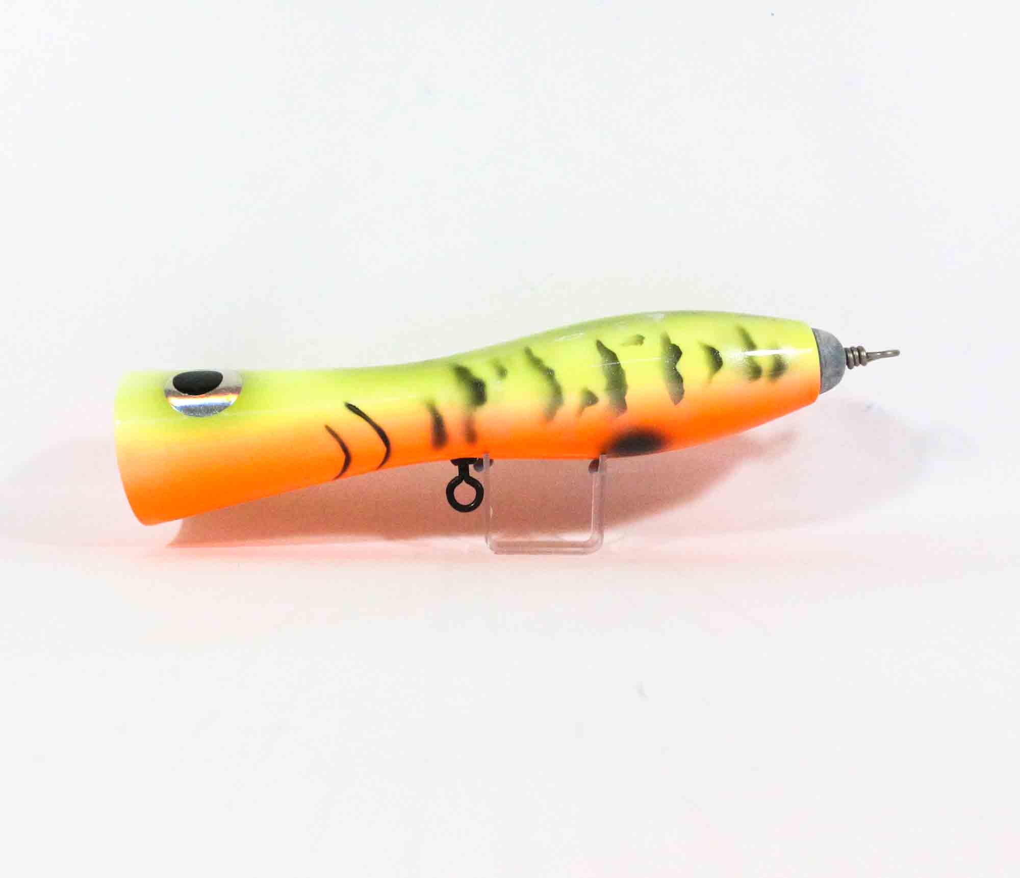 Sale Wood Popper Cone Floating 200 mm 120 grams Yellow Tiger (1117)