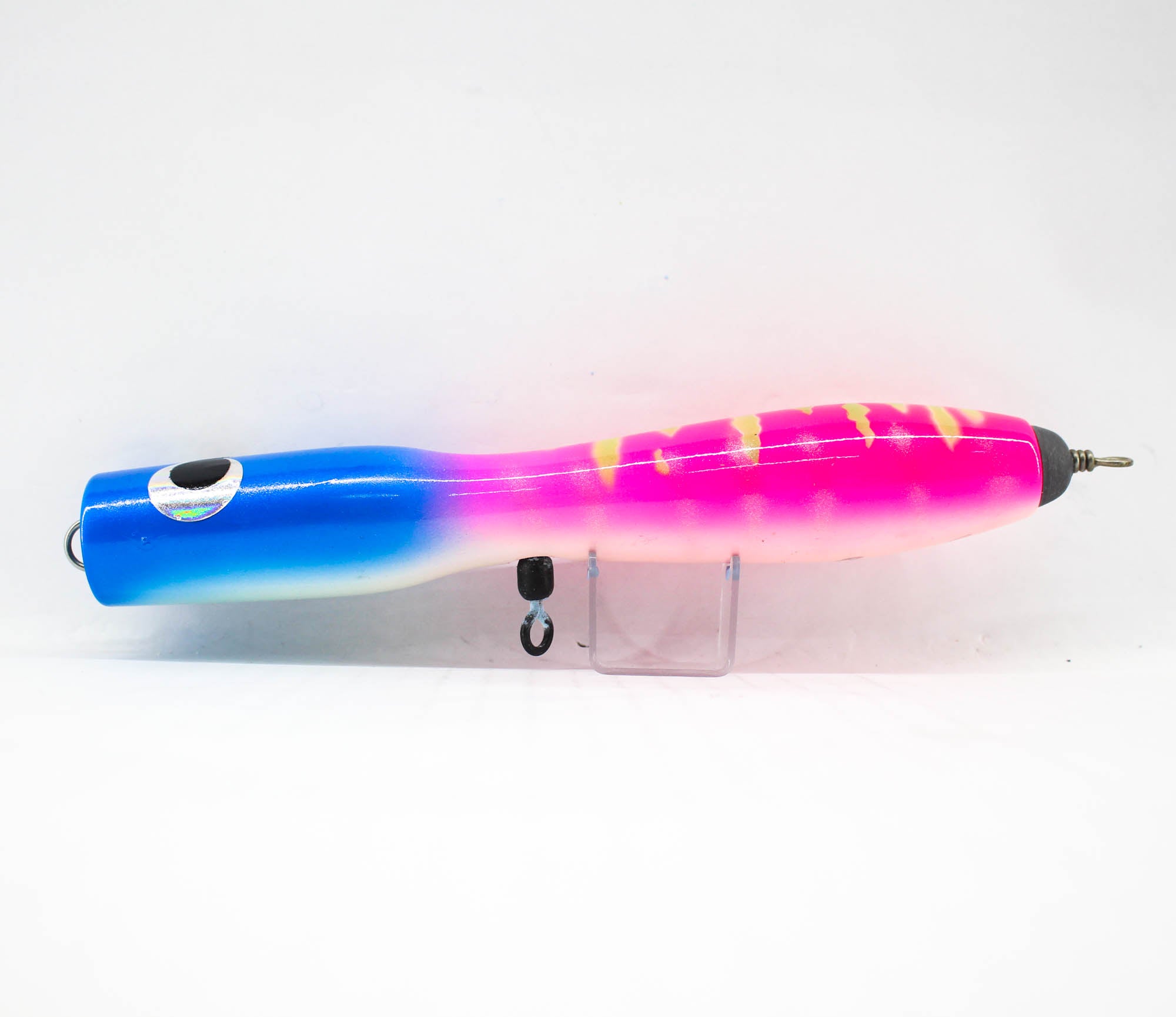 Sale Wood Popper Long Floating 230 mm 105 grams Blue Pink Tiger (1125)
