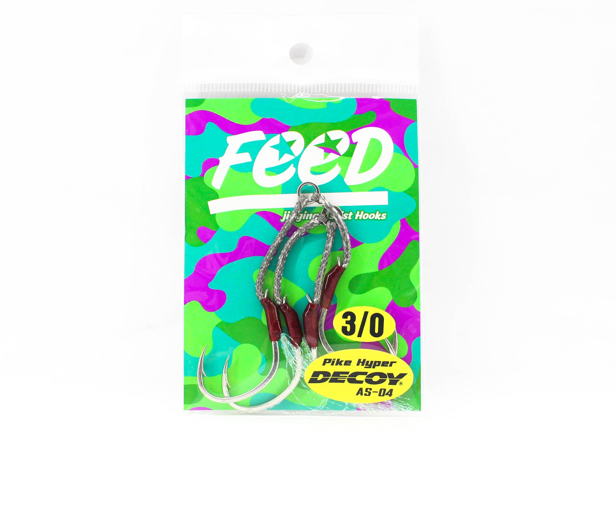 Feed HM Assist Hook Twin SMP Decoy AS-04 Size 3/0 2 set (2129)