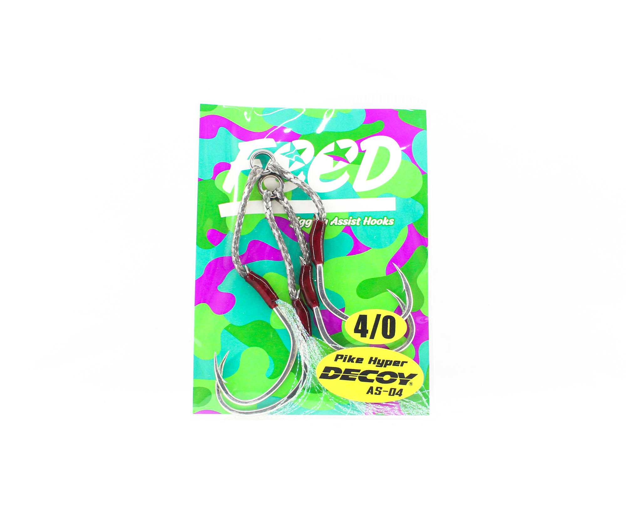 Feed HM Assist Hook Twin SMP Decoy AS-04 Size 4/0 2 set (2130)