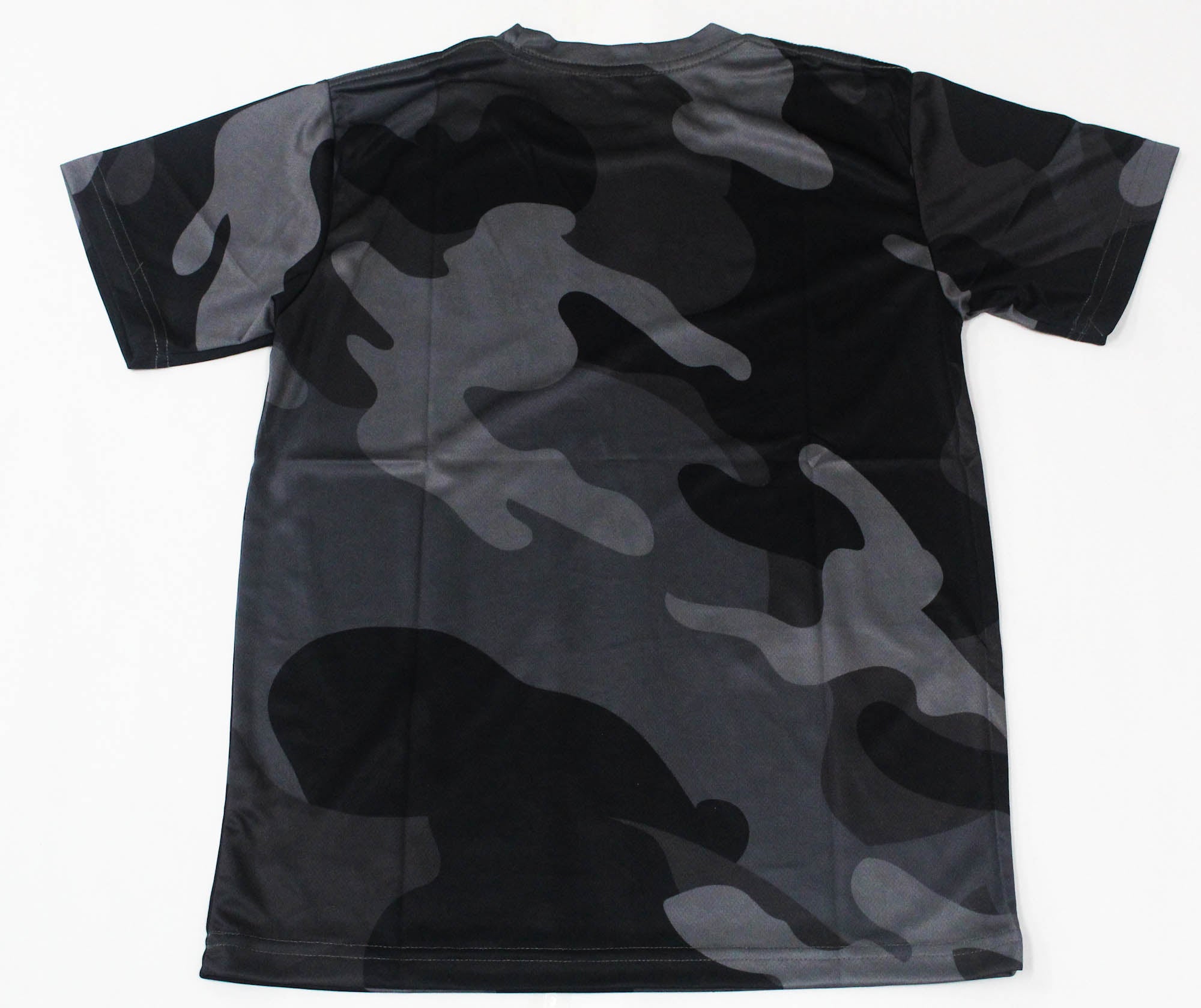 Feed T-Shirt Dry Fit Short Sleeve Size M Dark Grey Camo (2155)