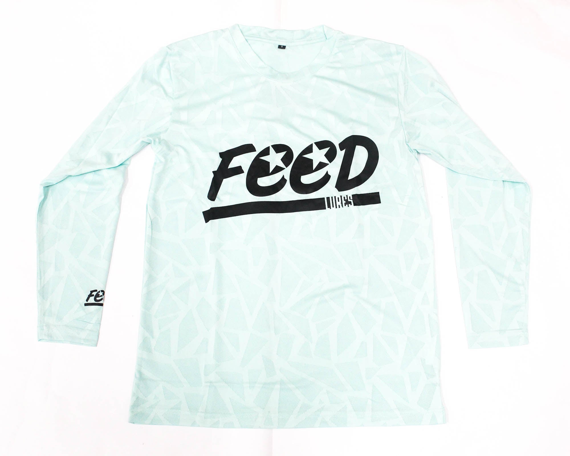 Feed T-Shirt Dry Fit Long Sleeve Size XXL Reef Turquoise (2168)