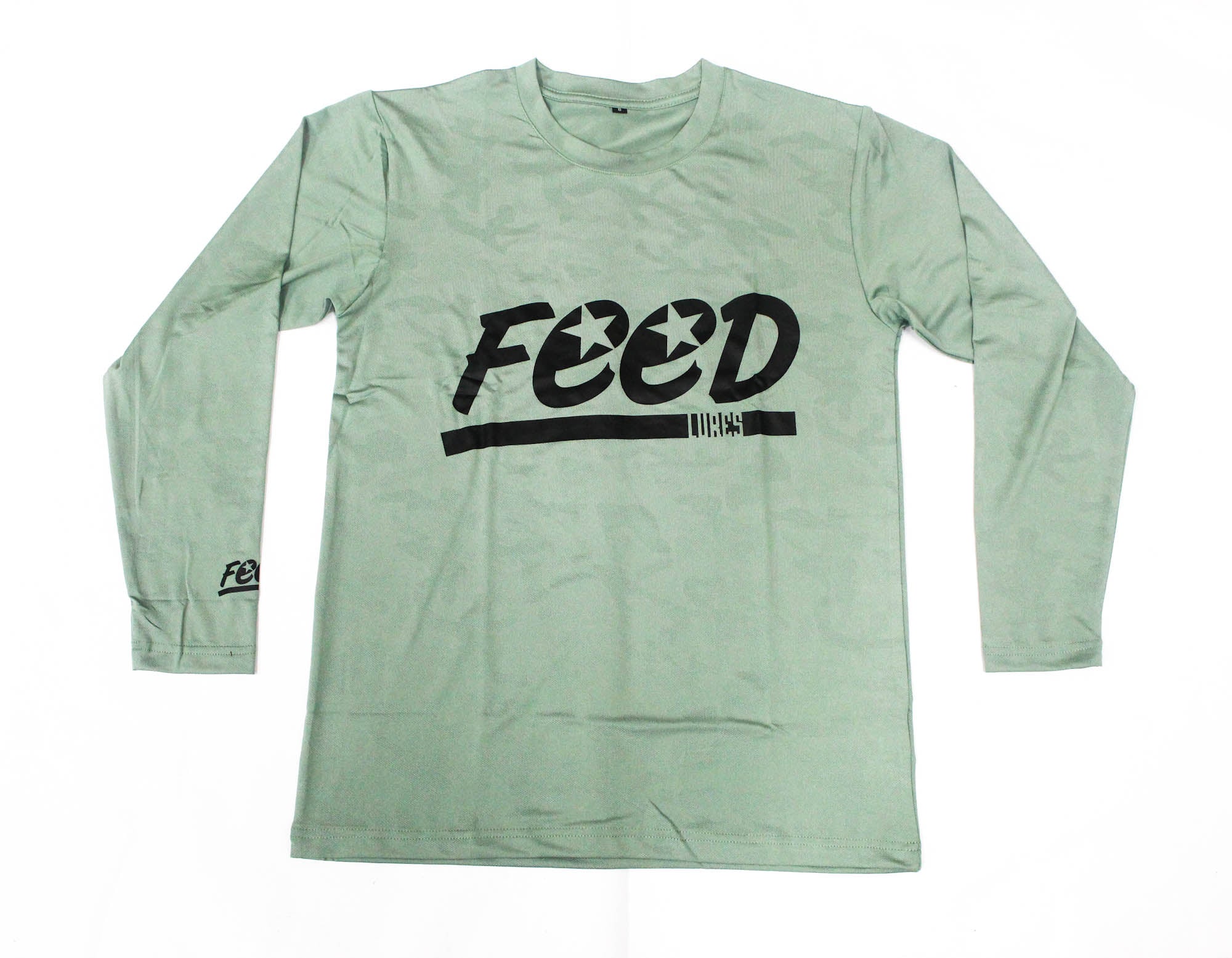 Feed T-Shirt Dry Fit Long Sleeve Size XXL Hunter Green (2180)