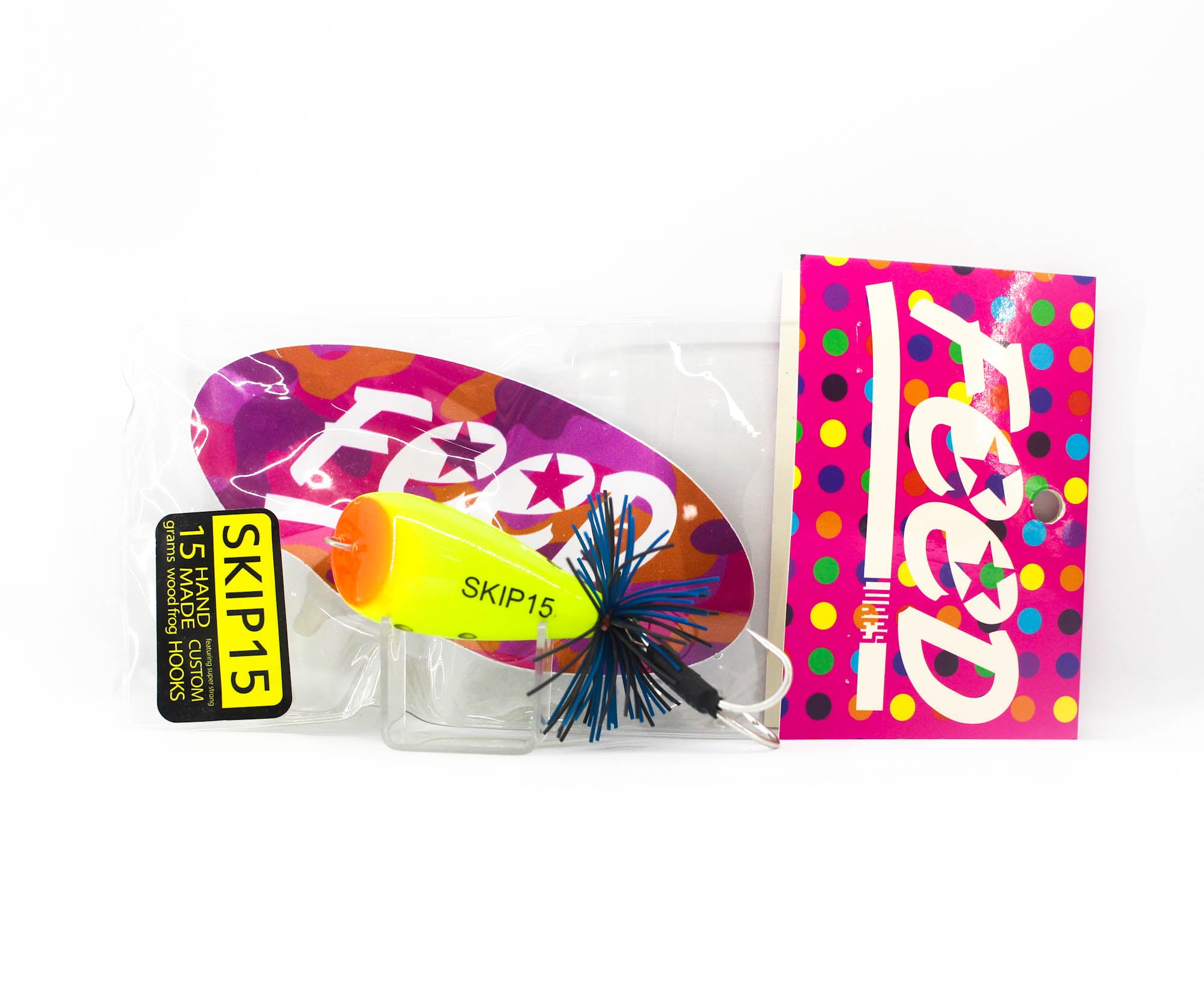 Feed Skip 15 Hand Made Wood Frog Floating Lure 15 grams 3 (2003)