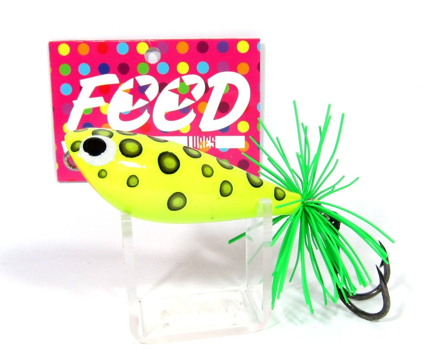 Feed Skip 28 Hand Made Wood Frog Floating Lure 28 grams 3 (3003)