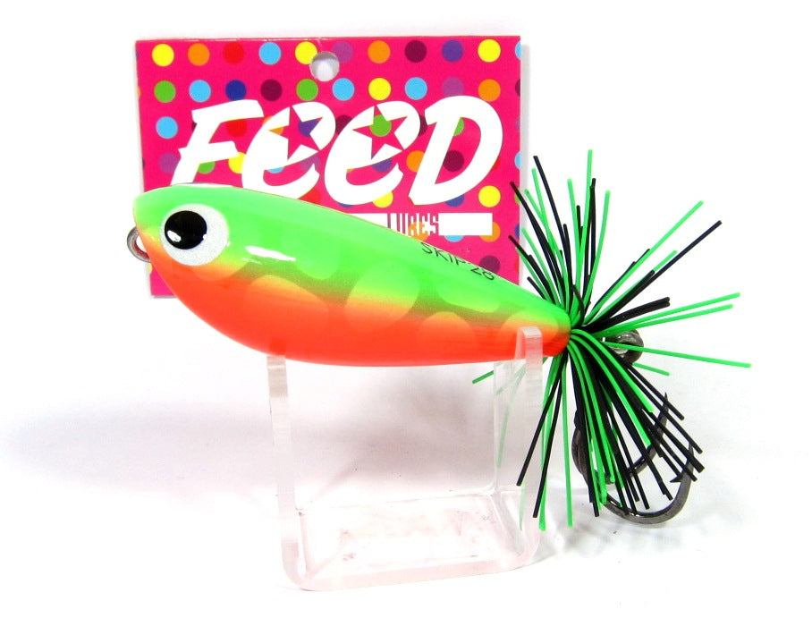 Feed Skip 28 Hand Made Wood Frog Floating Lure 28 grams 5 (3005)