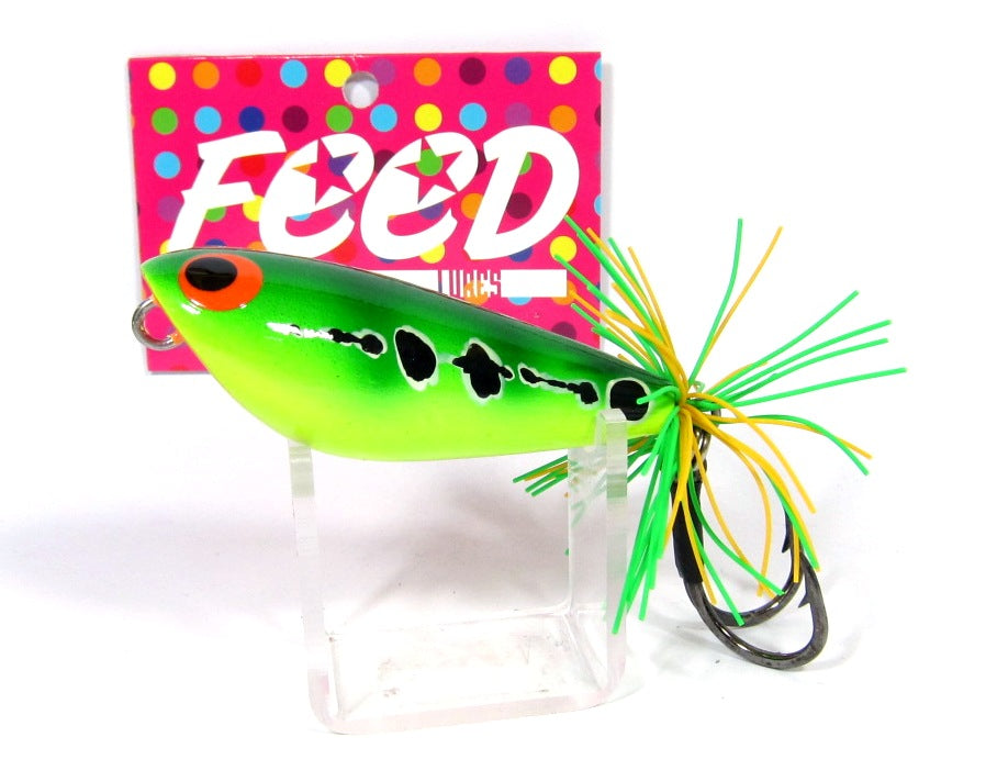 Feed Skip 28 Hand Made Wood Frog Floating Lure 28 grams 8 (3008)